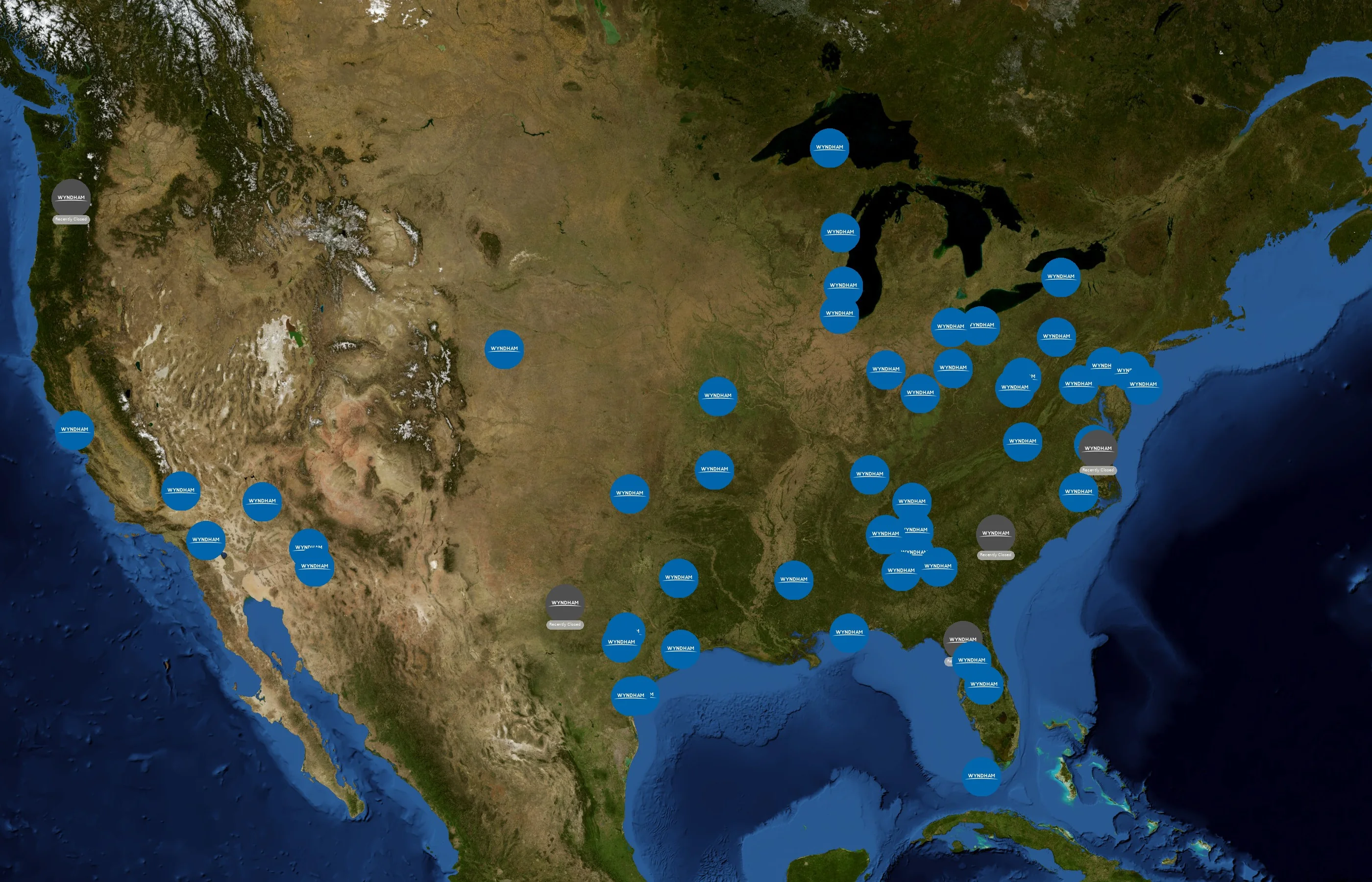 Travelodge state distribution