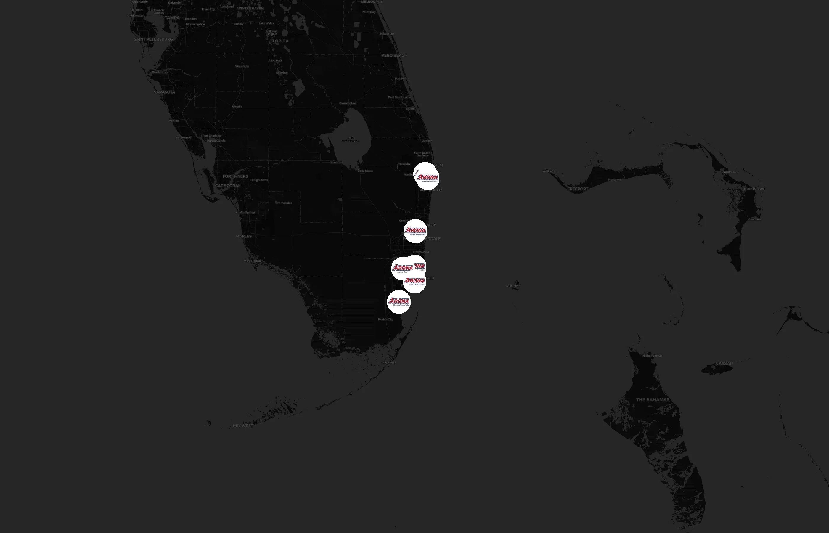Arona Home Essentials city distribution