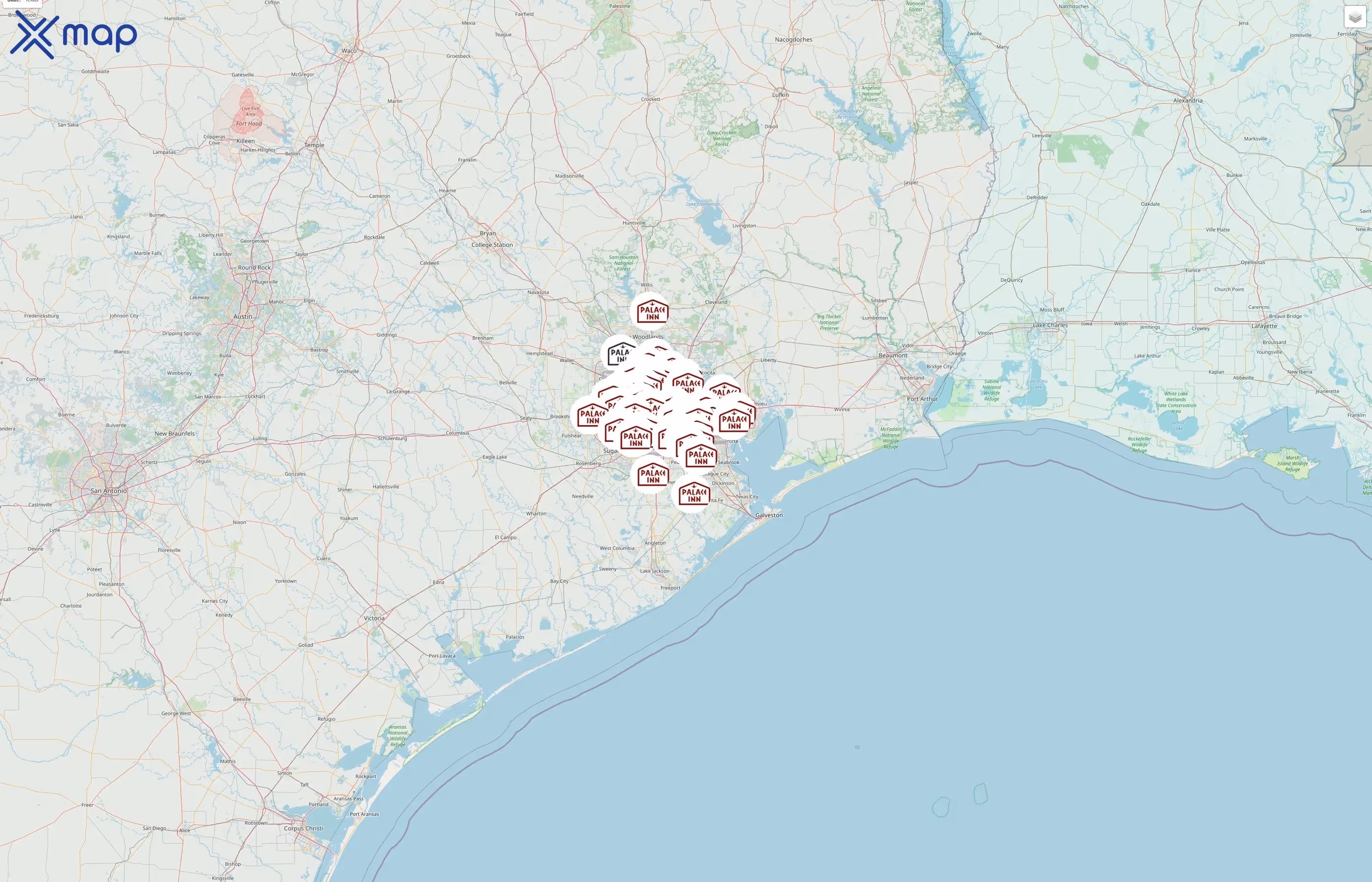 Palace Inn street hotspots