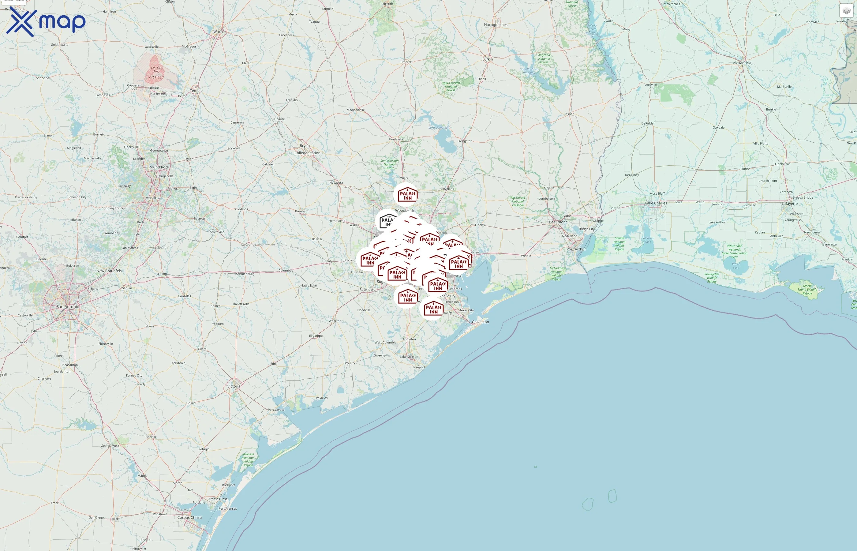Palace Inn street hotspots