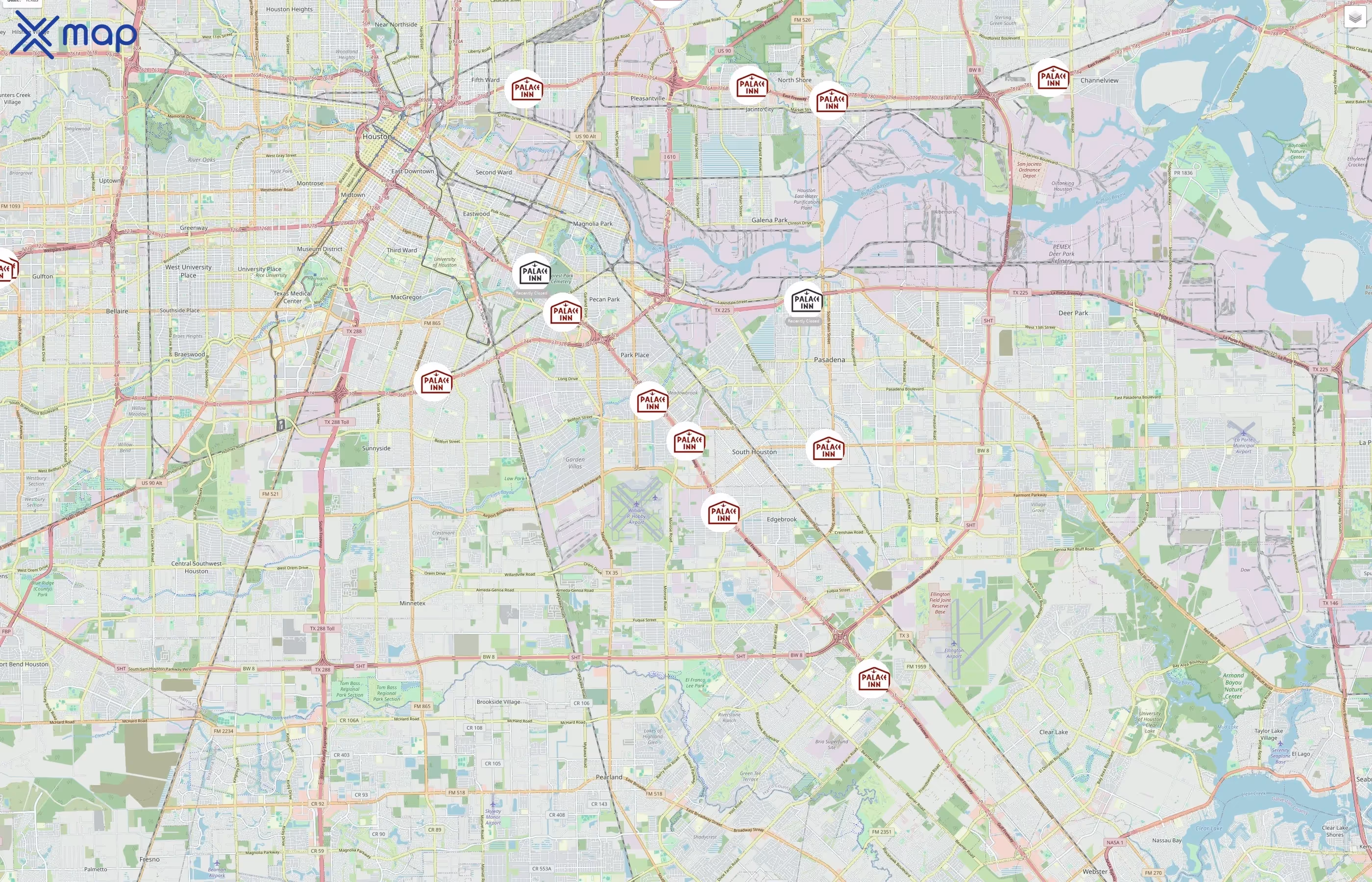Palace Inn traffic data