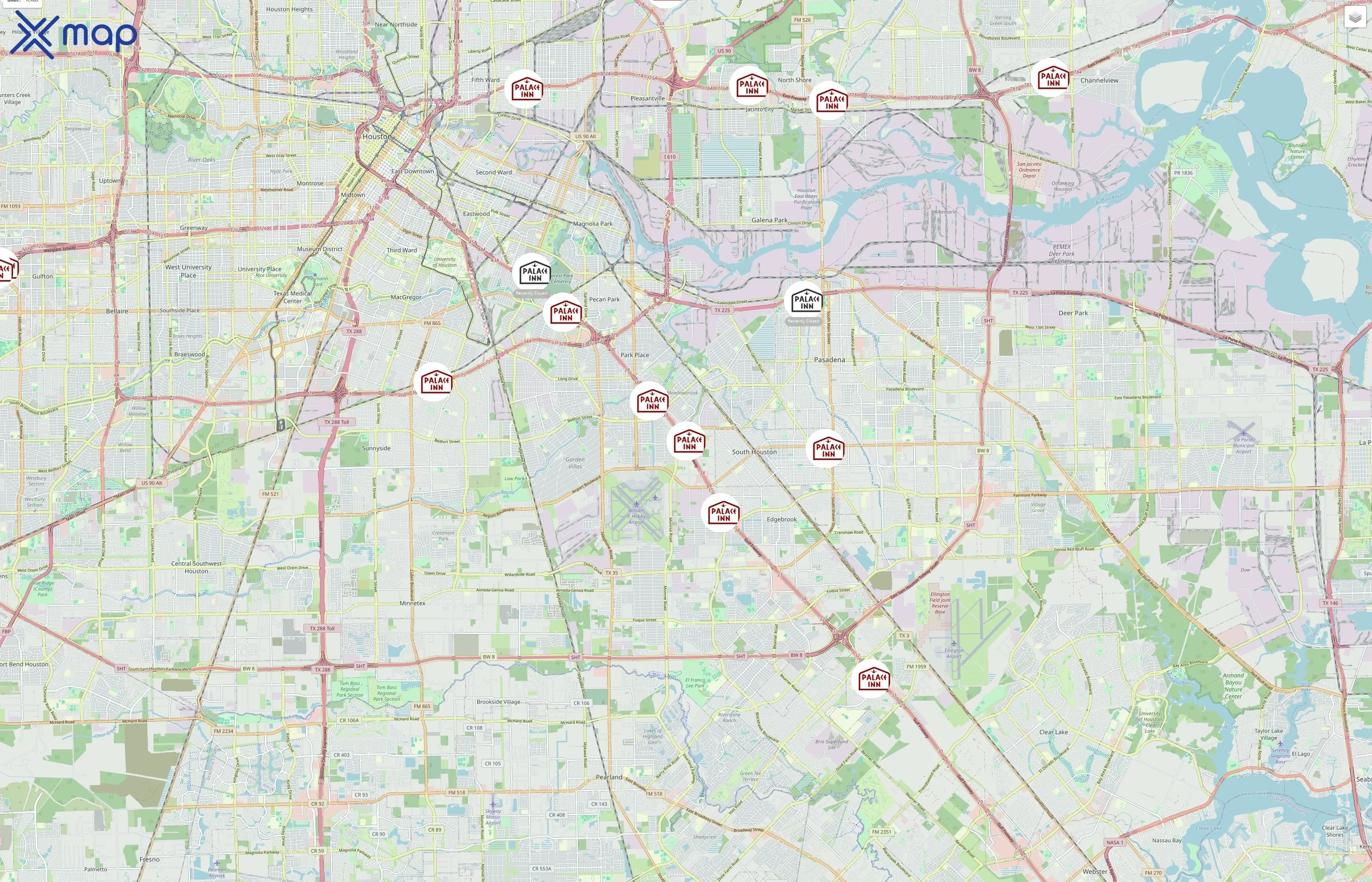 Palace Inn traffic data