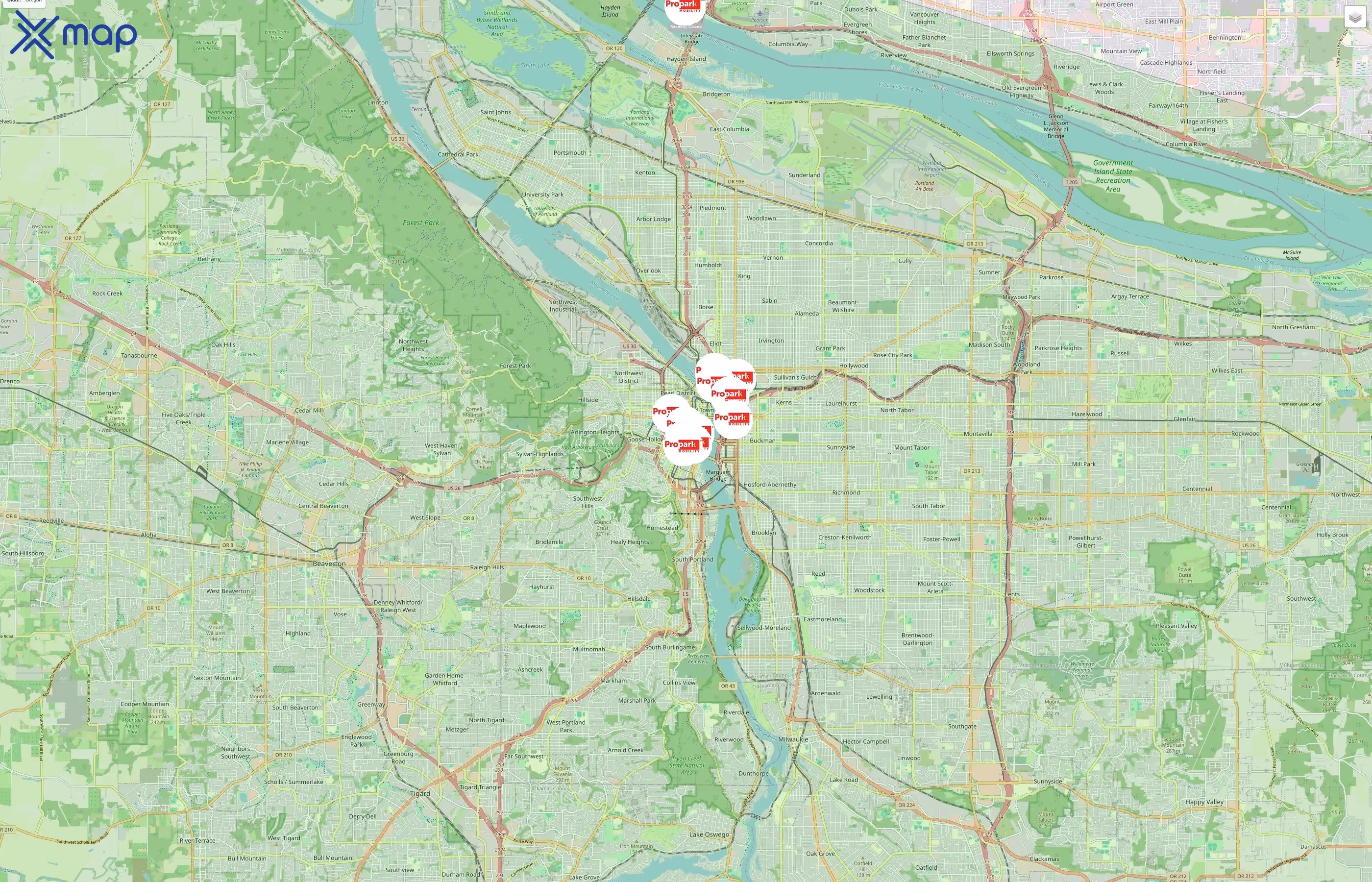 Propark Mobility traffic data