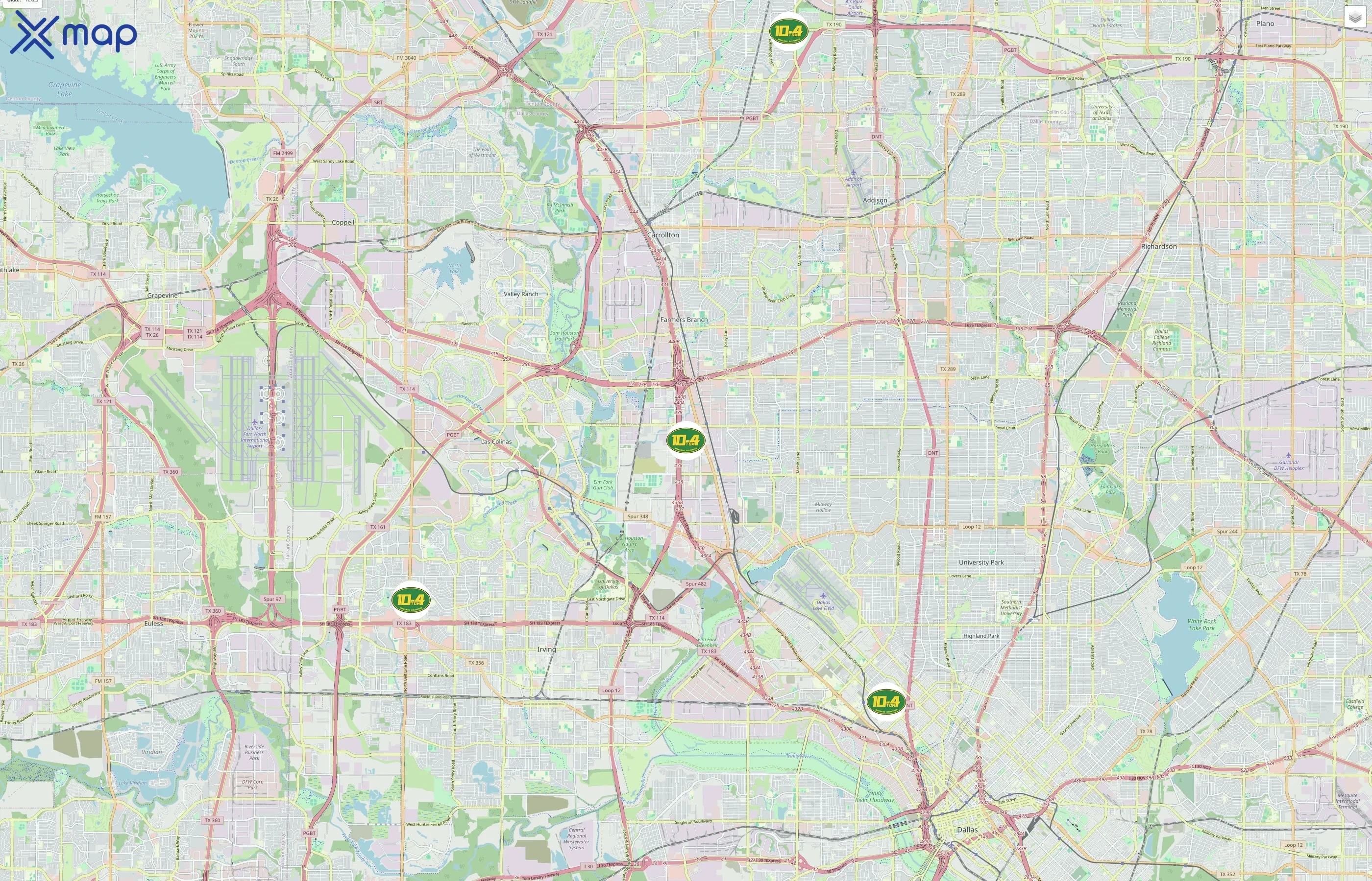 10-4 Tow traffic data