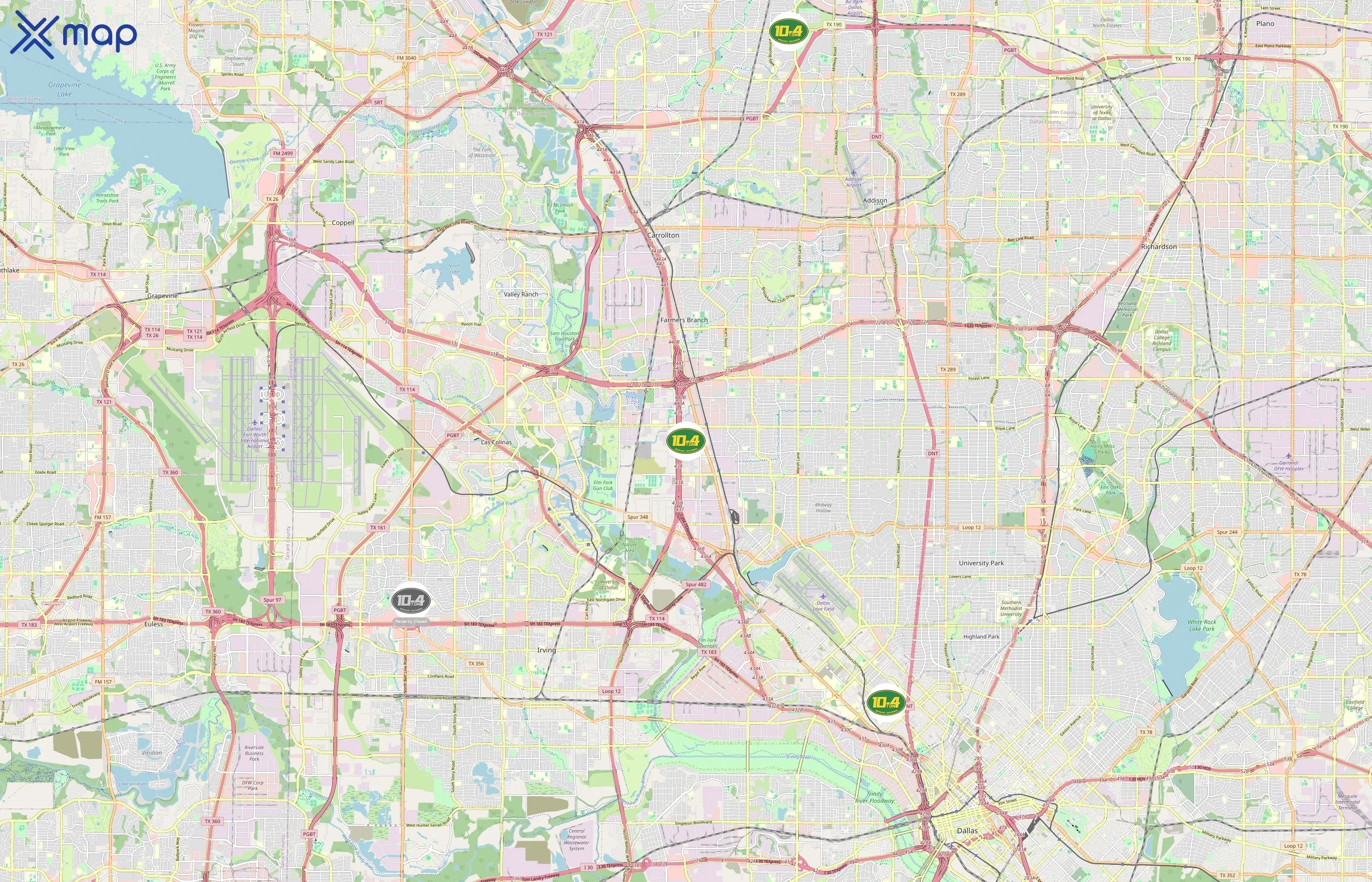 10-4 Tow area coverage