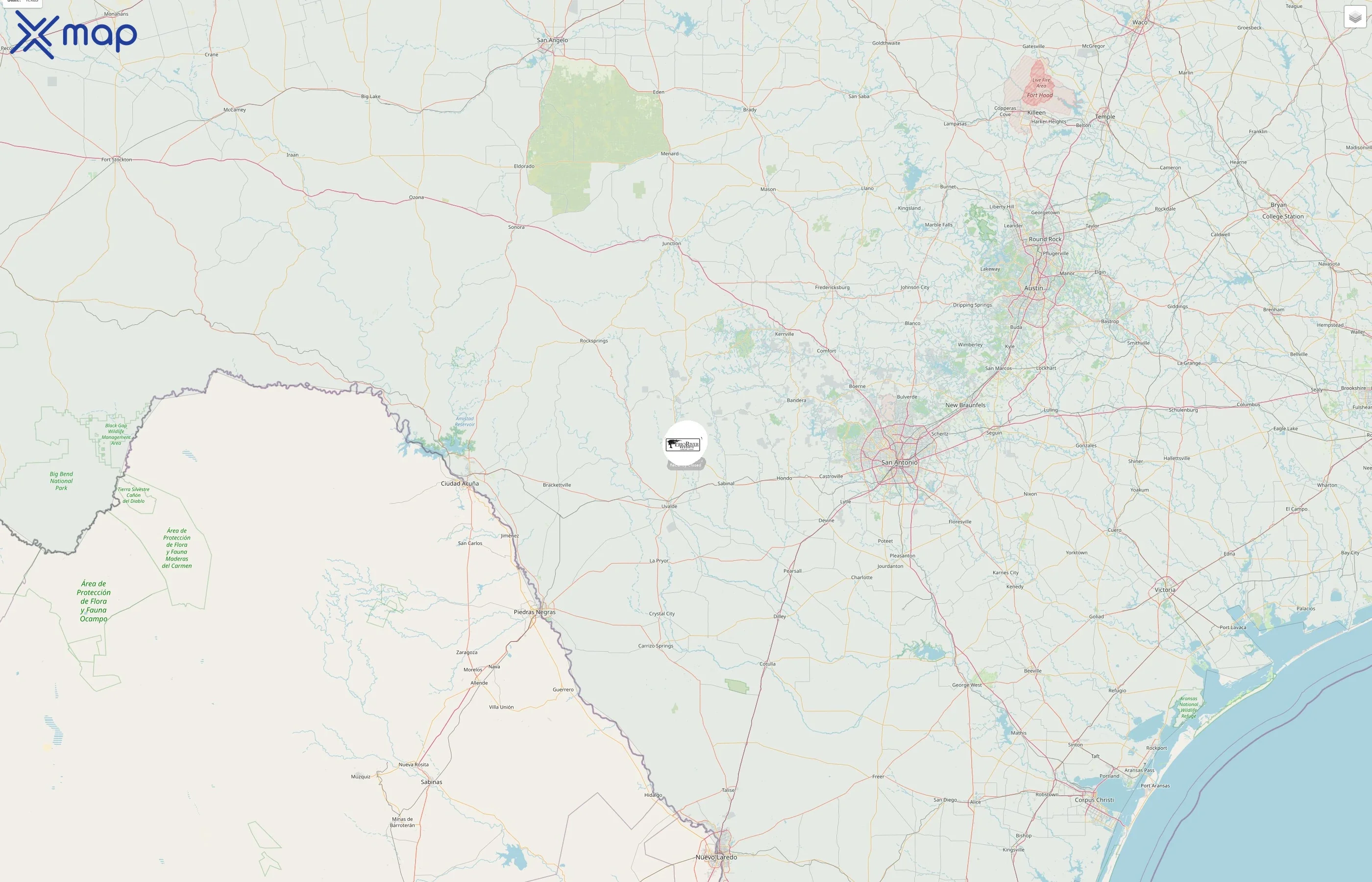 Frio River Resorts street hotspots