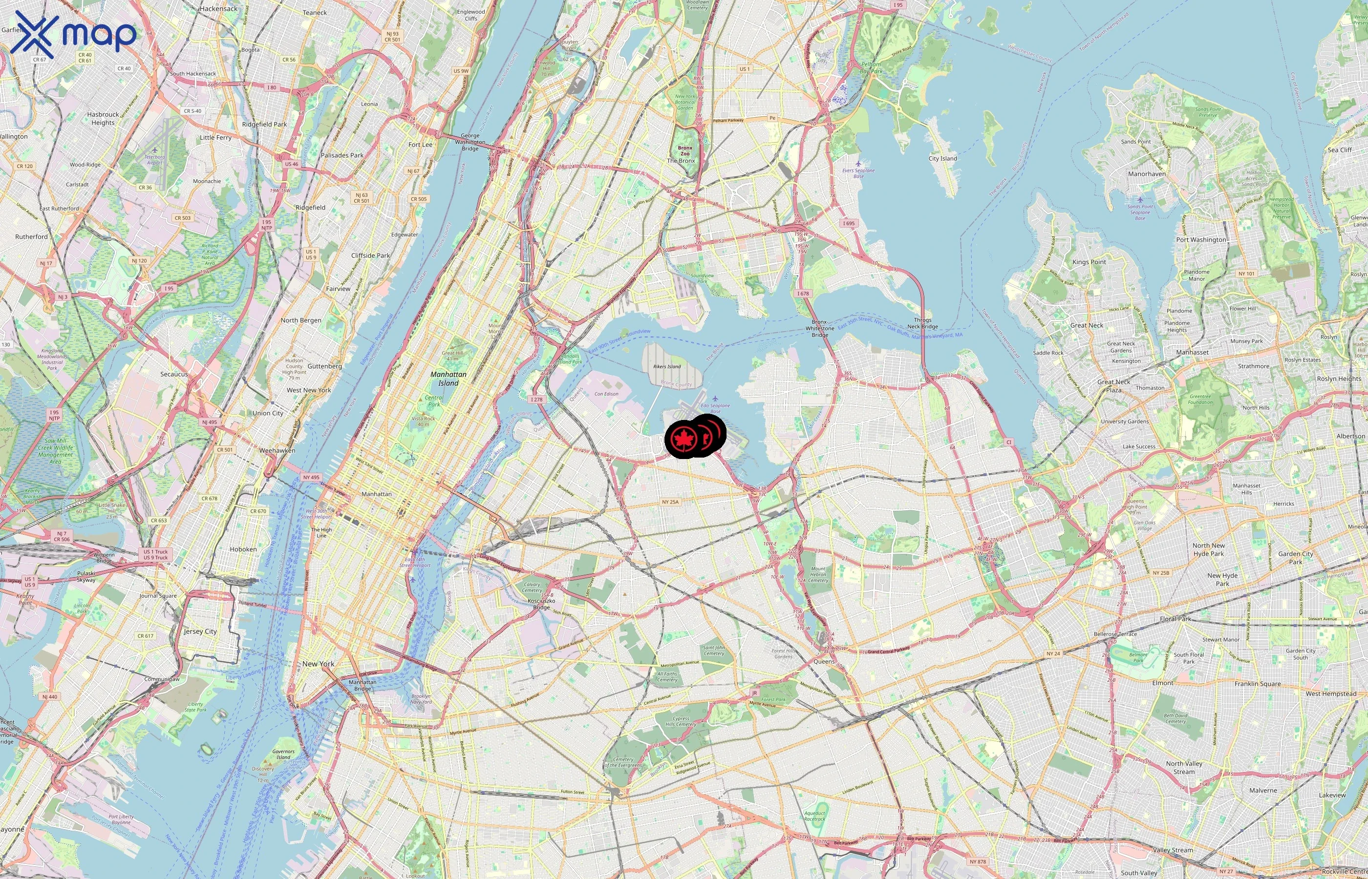 Air Canada area coverage