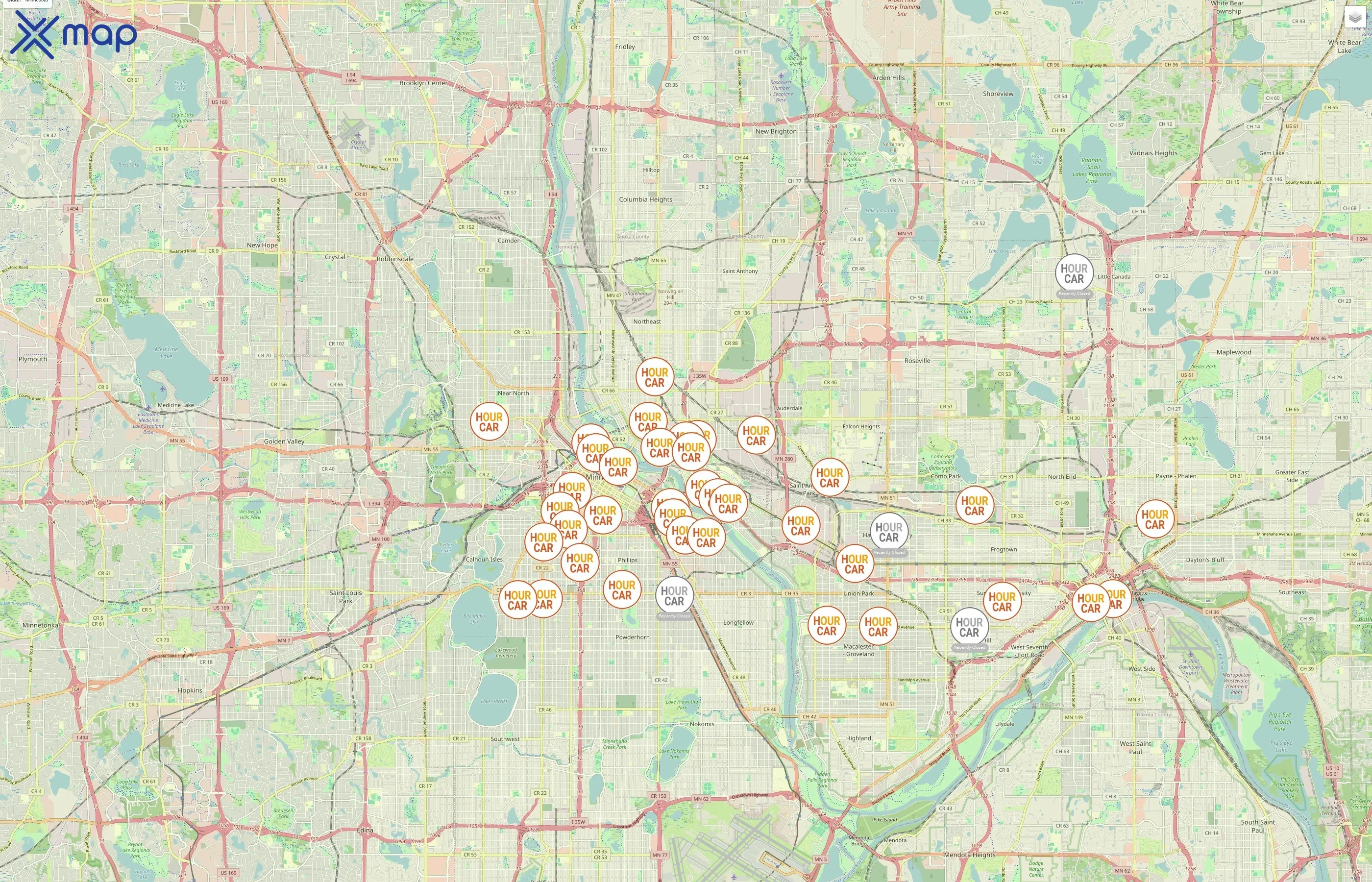 HOURCAR traffic data