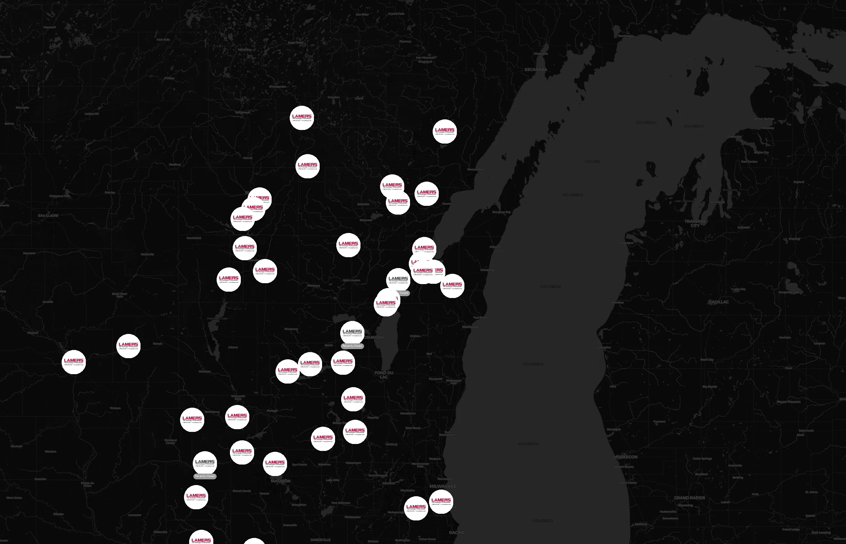 Lamers Bus Lines city distribution