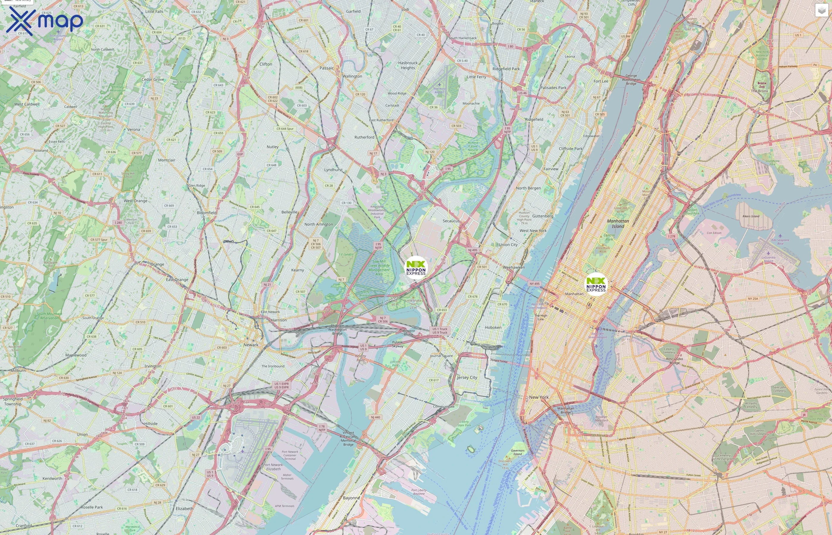 Nippon Express traffic data