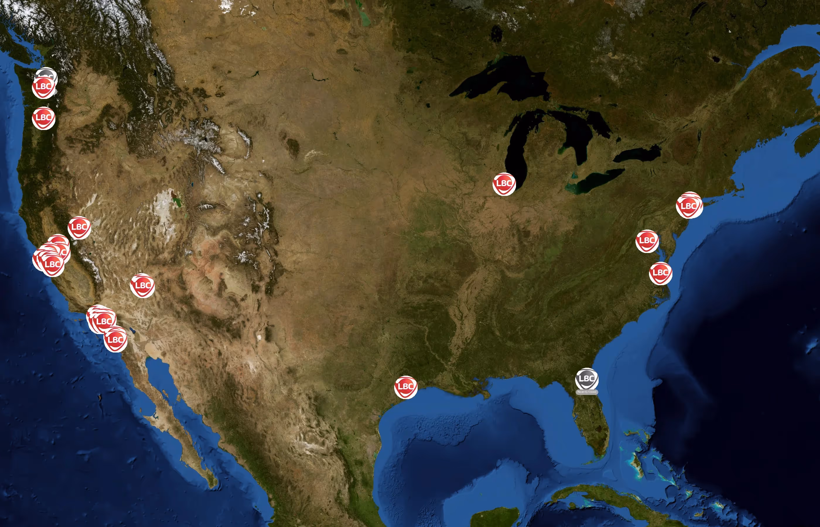 LBC Express state distribution
