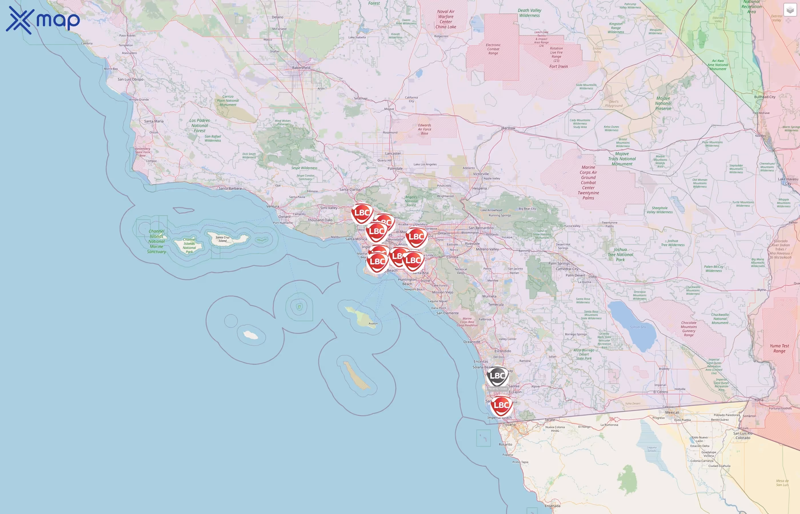 LBC Express street hotspots