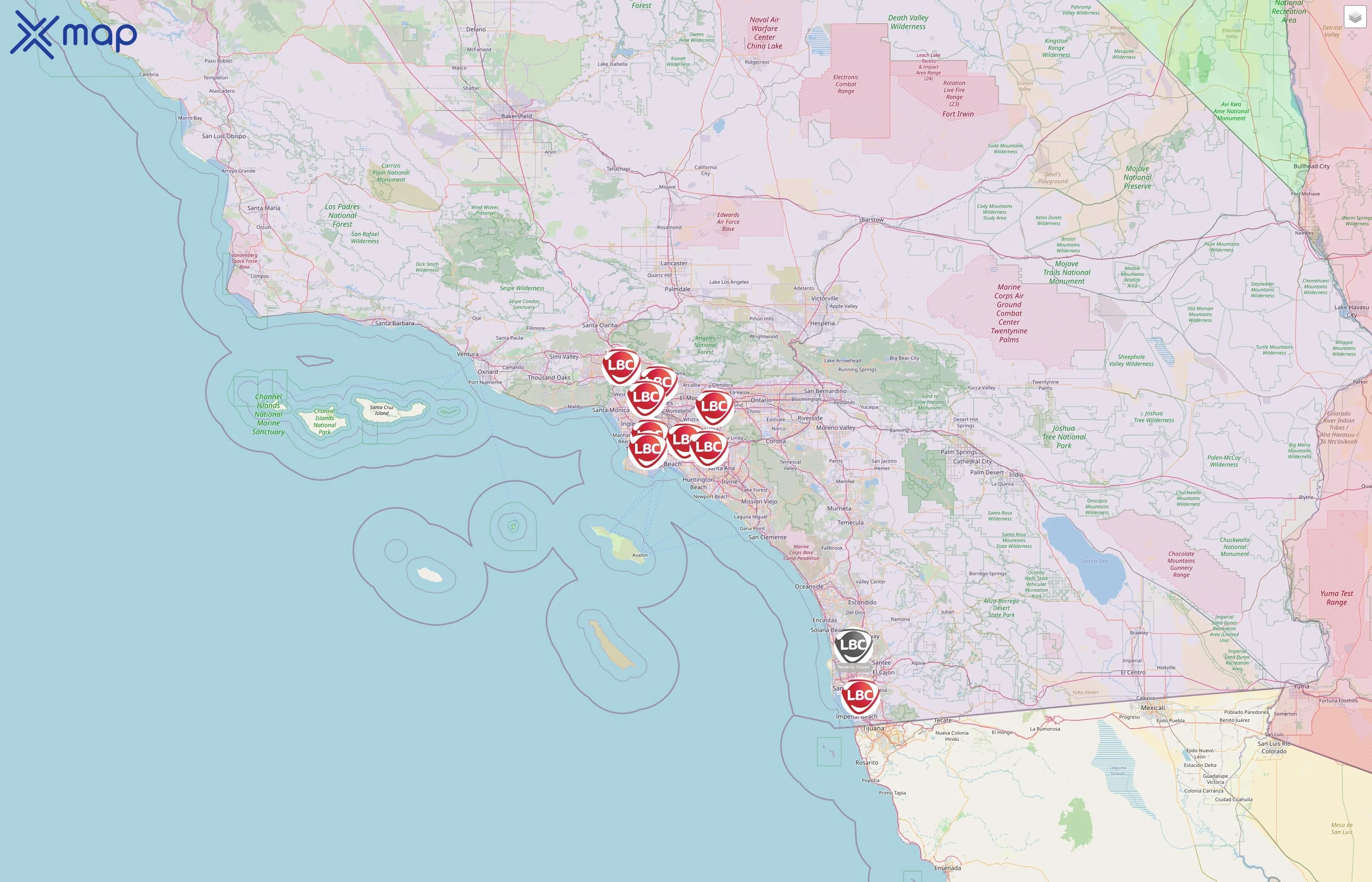 LBC Express street hotspots