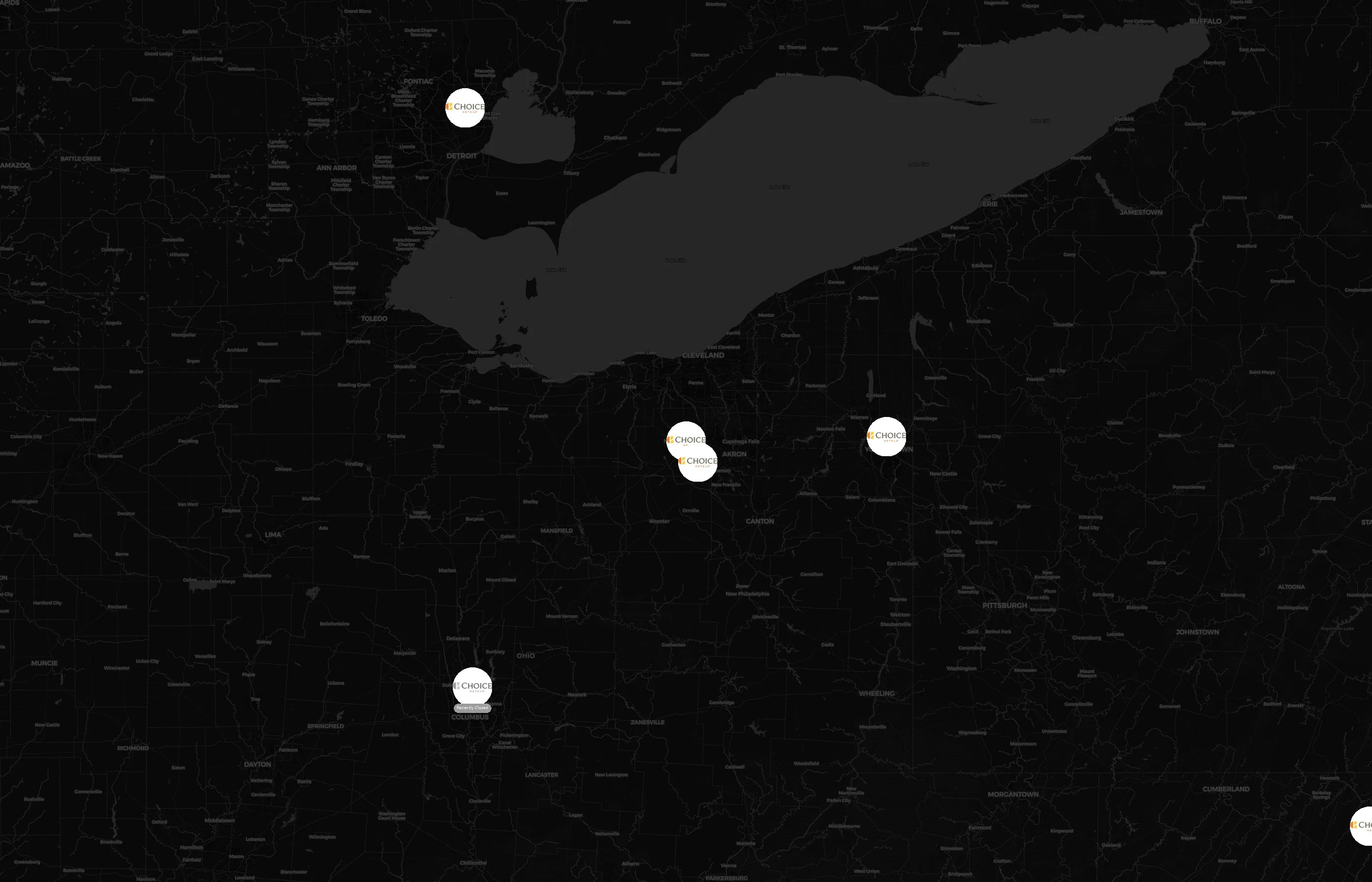 Rodeway Inn city distribution