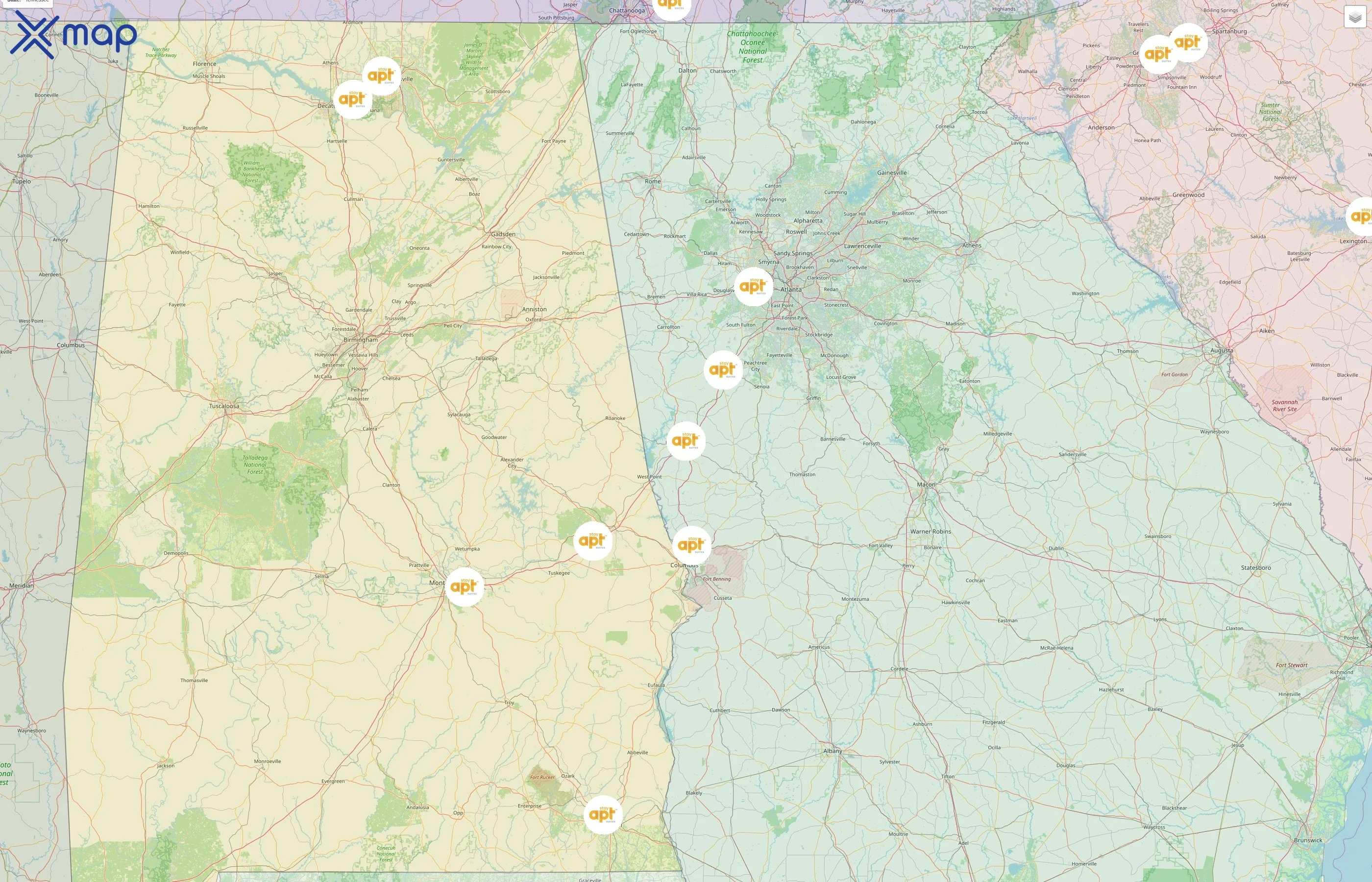 stayAPT Suites street hotspots