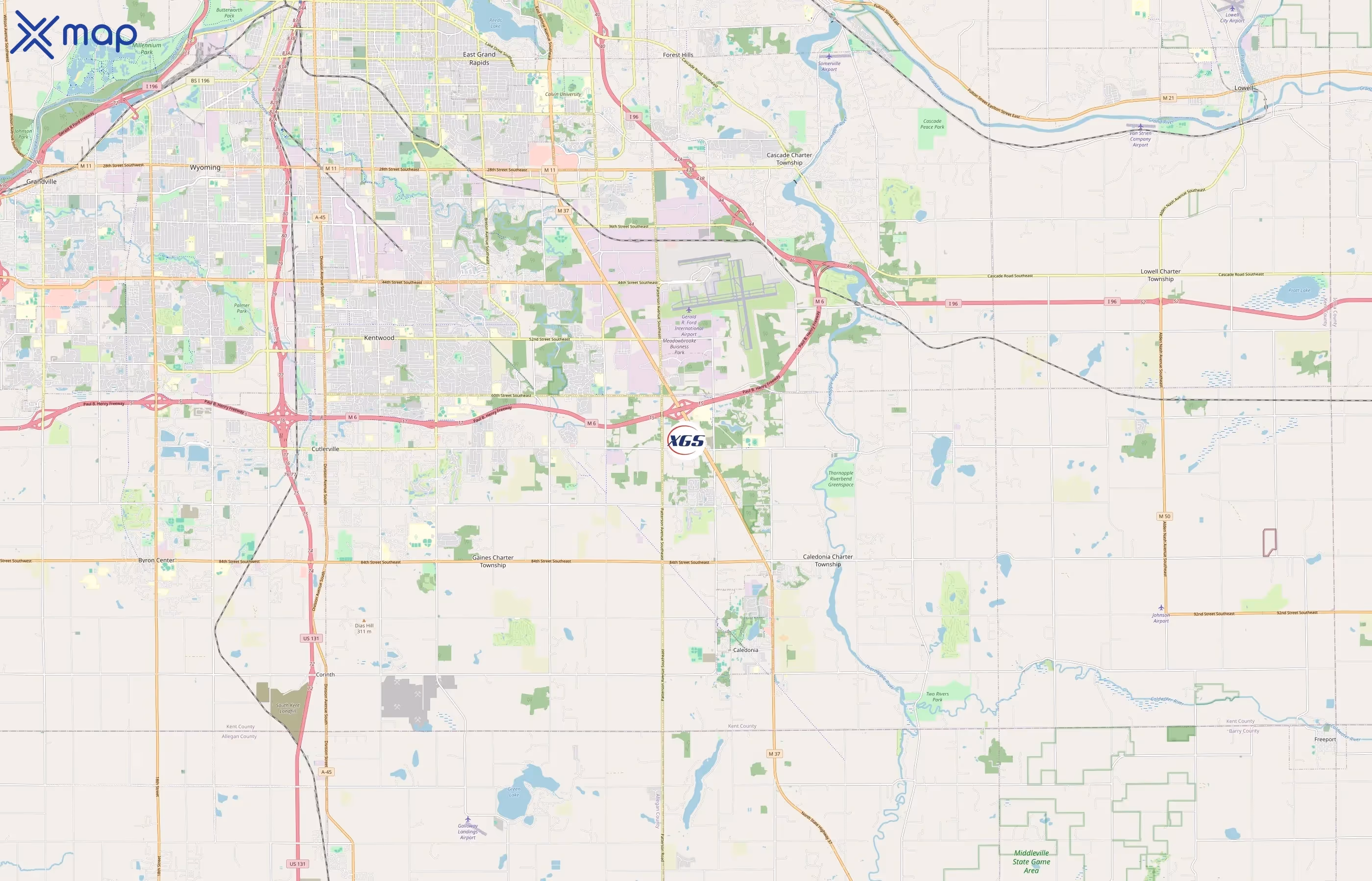 Xpress Global Systems area coverage