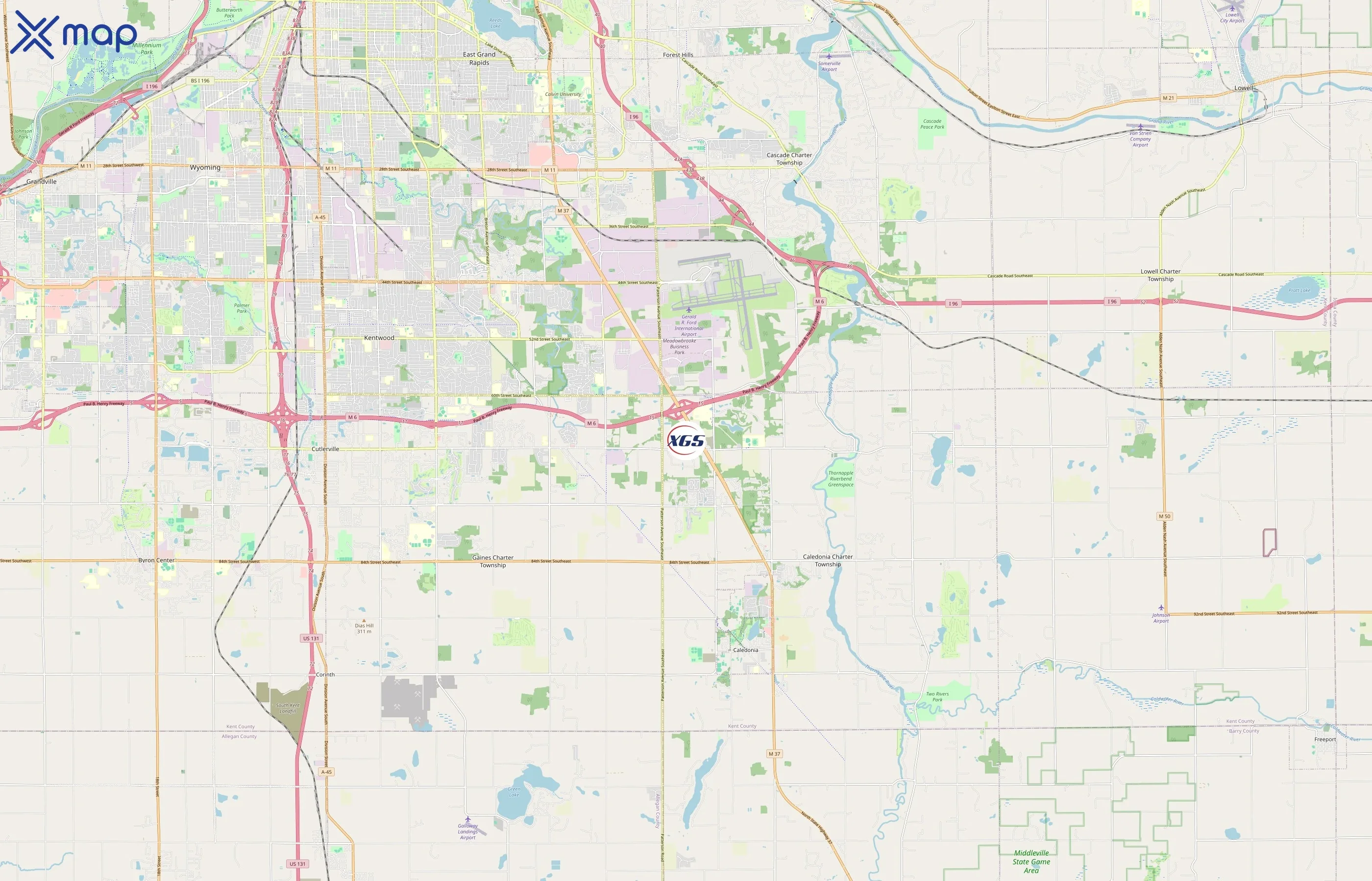 Xpress Global Systems area coverage