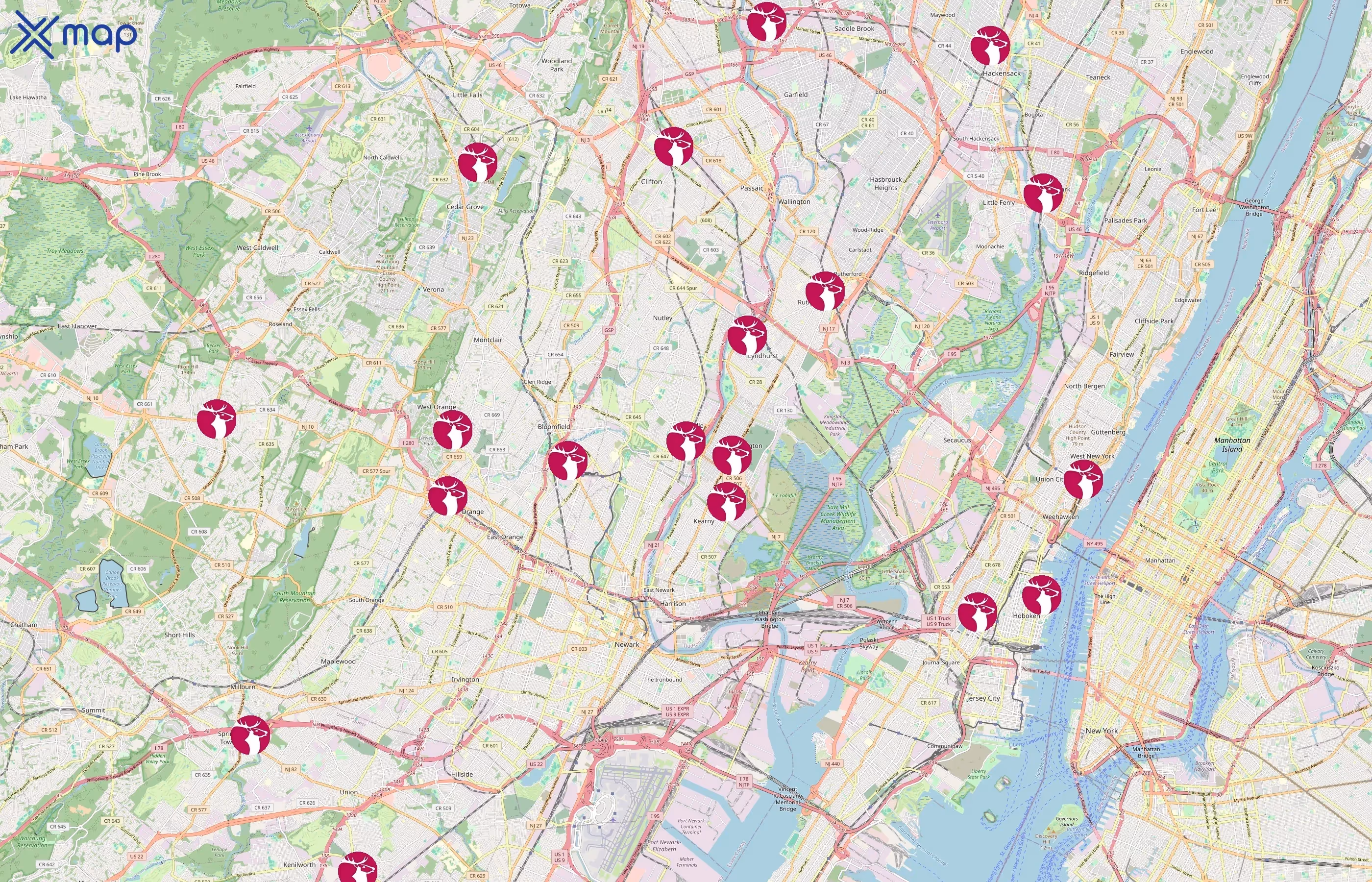 Benevolent and Protective Order of Elks area coverage