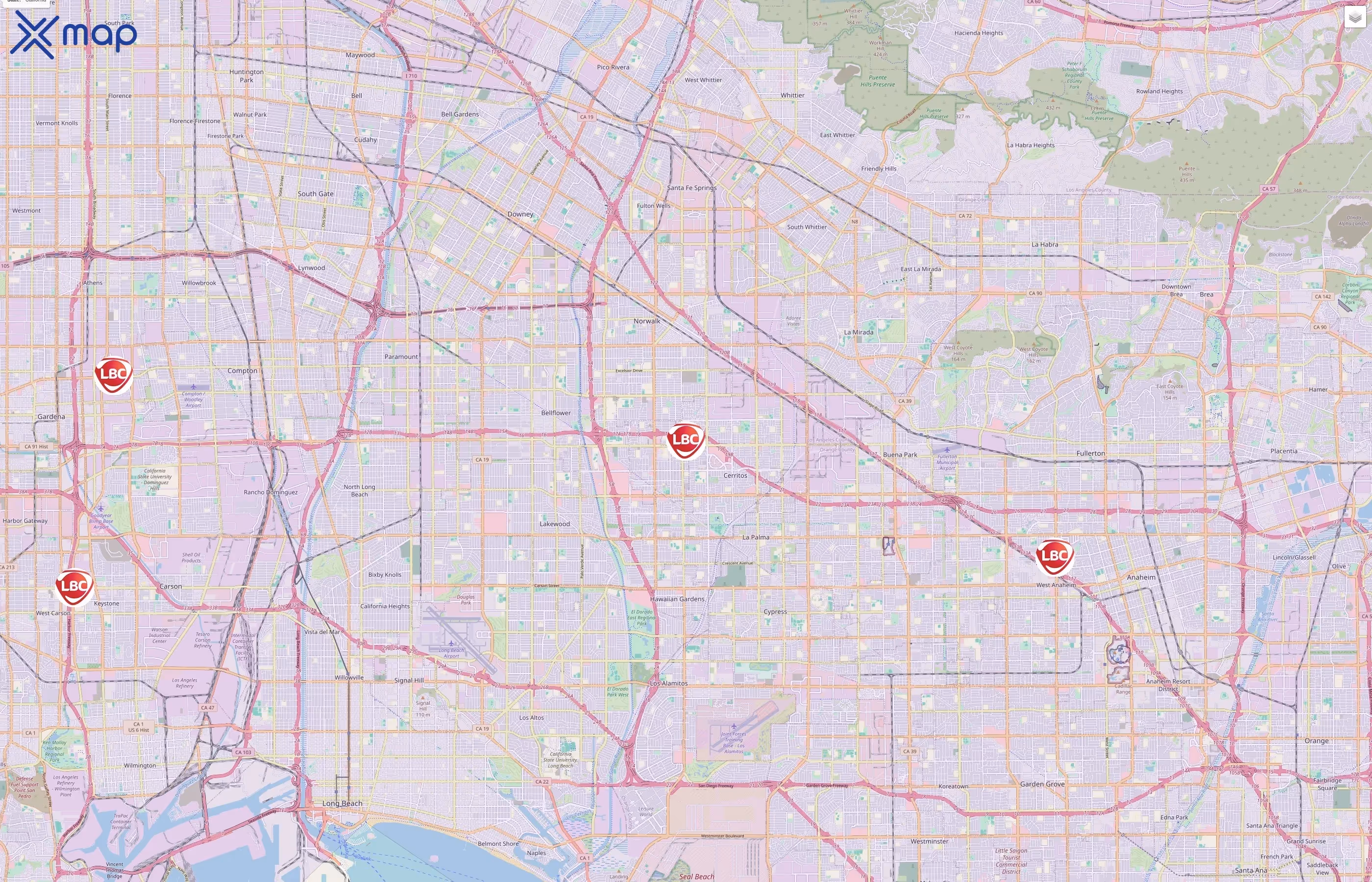 LBC Express traffic data