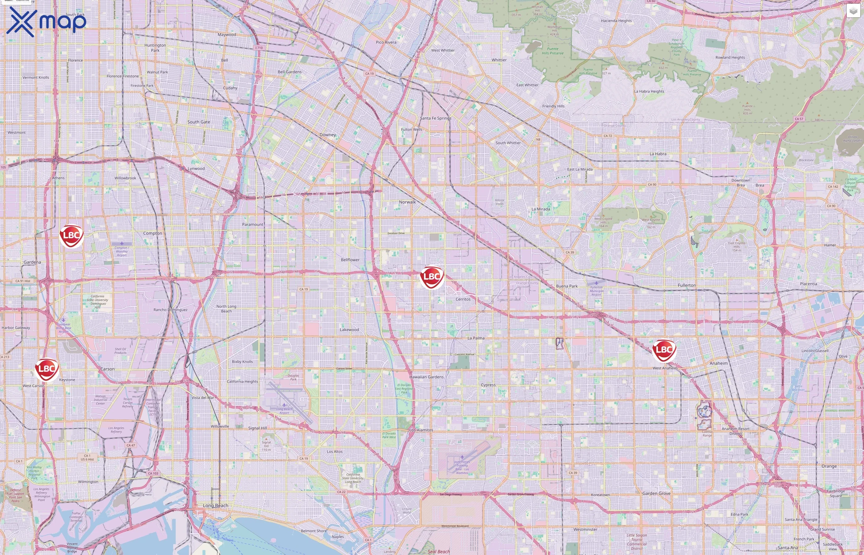 LBC Express traffic data