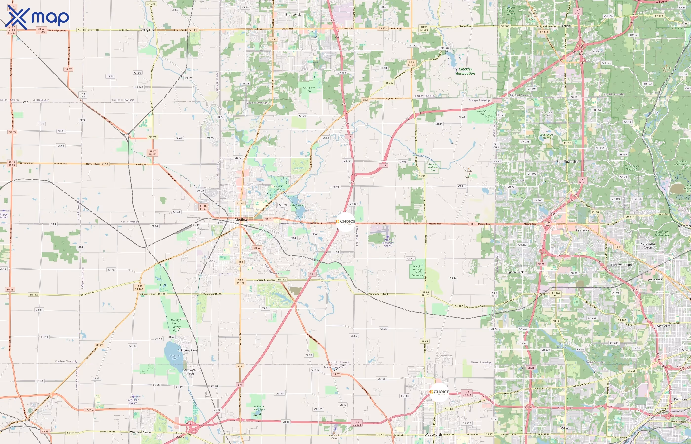 Rodeway Inn area coverage