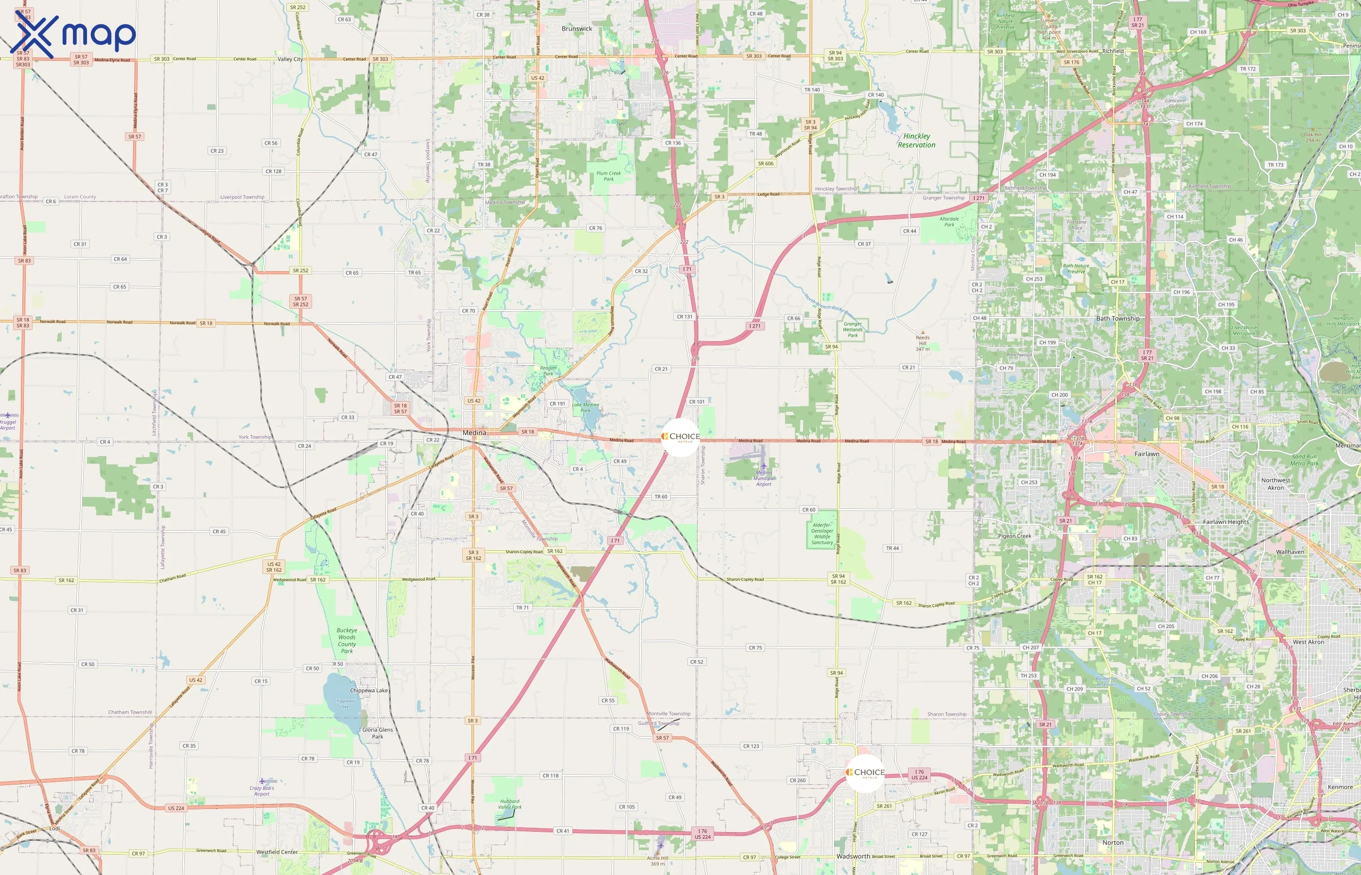 Rodeway Inn area coverage