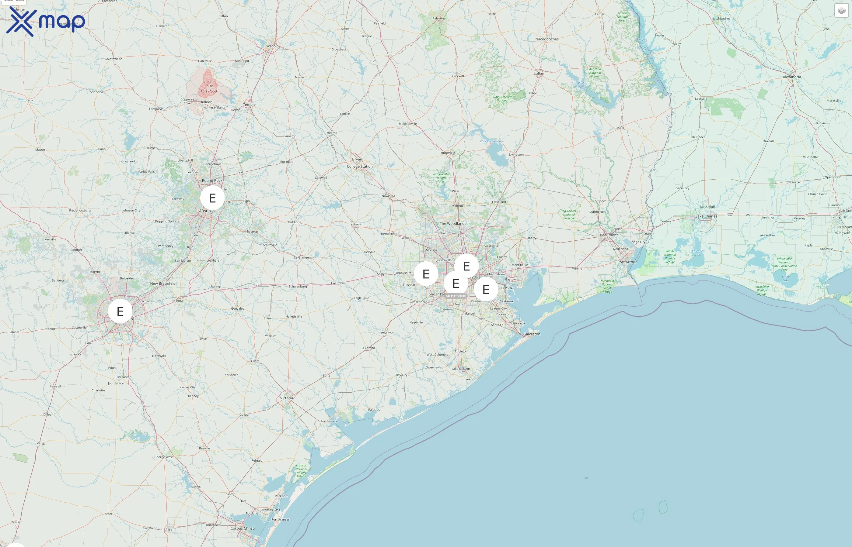 Estafeta street hotspots