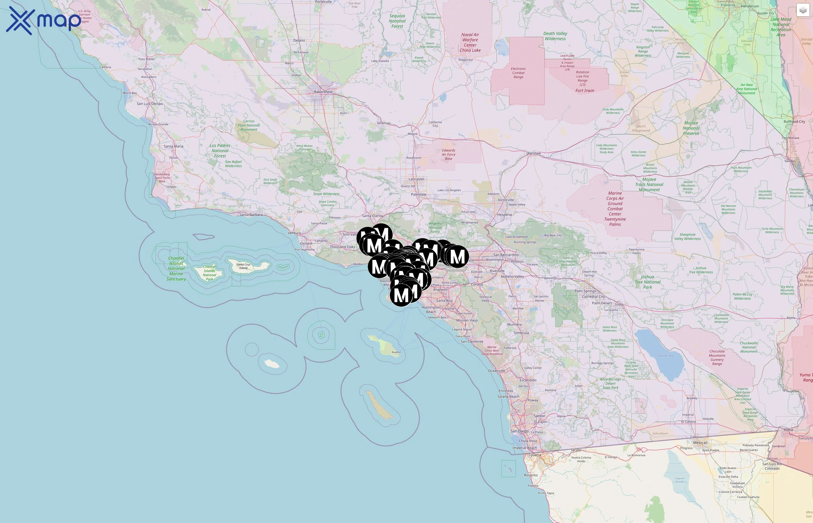 LA Metro street hotspots