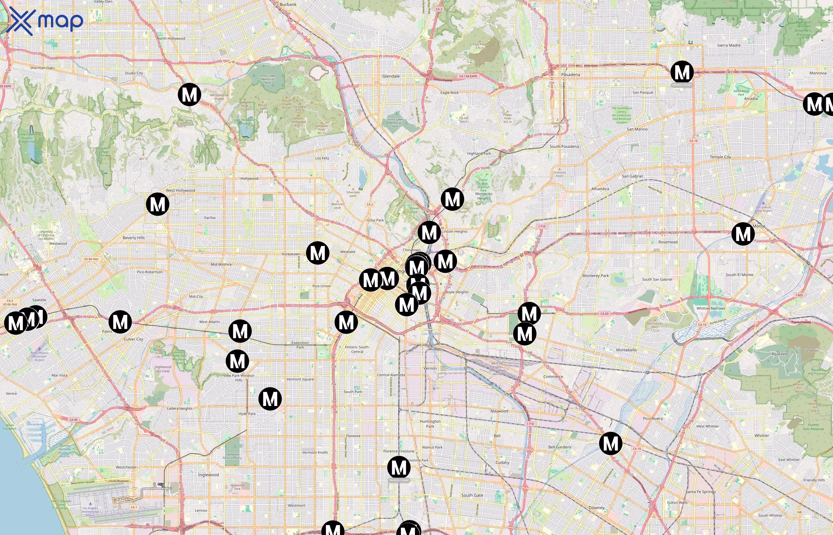 LA Metro area coverage