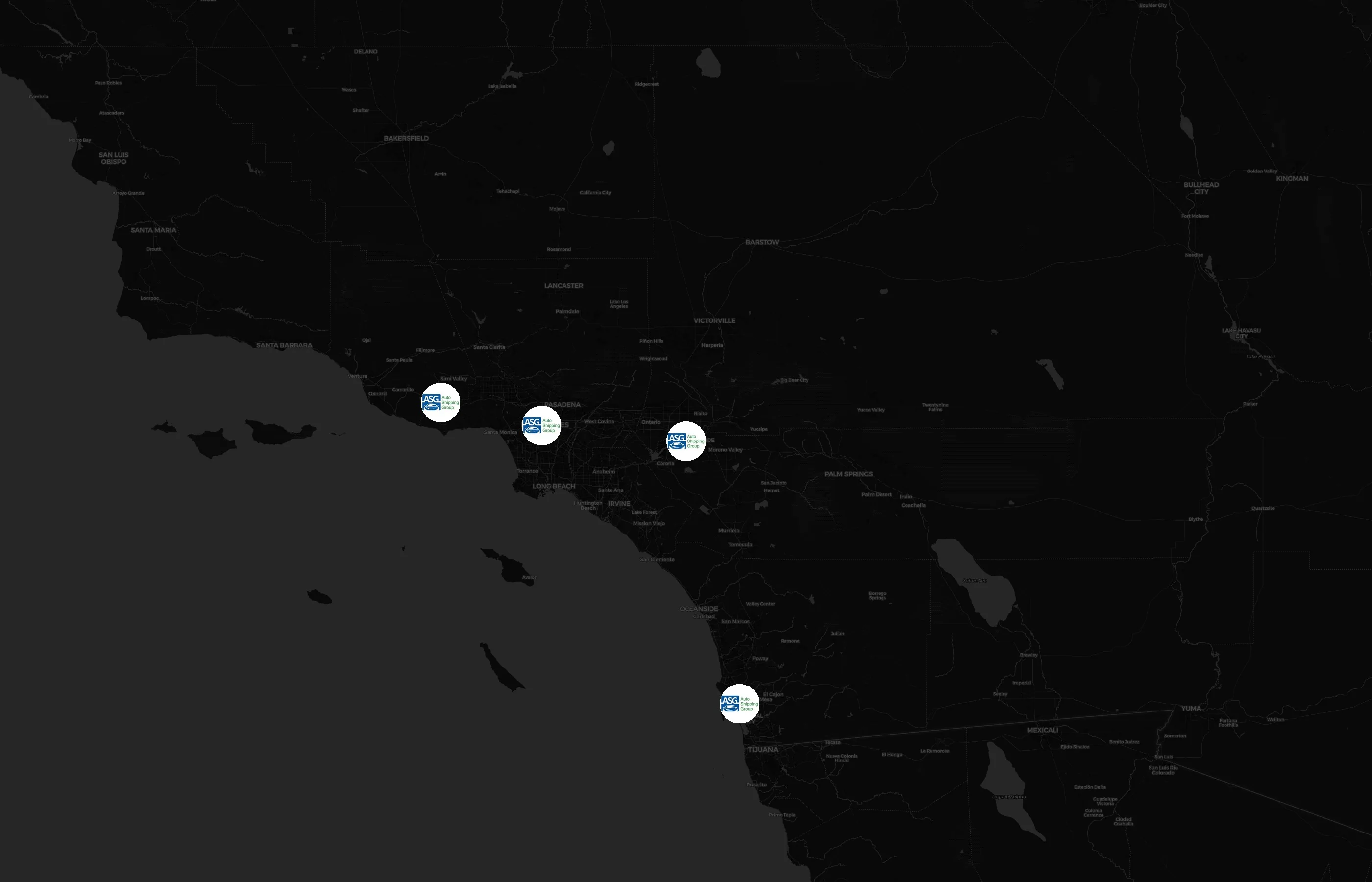 Auto Shipping Group city distribution
