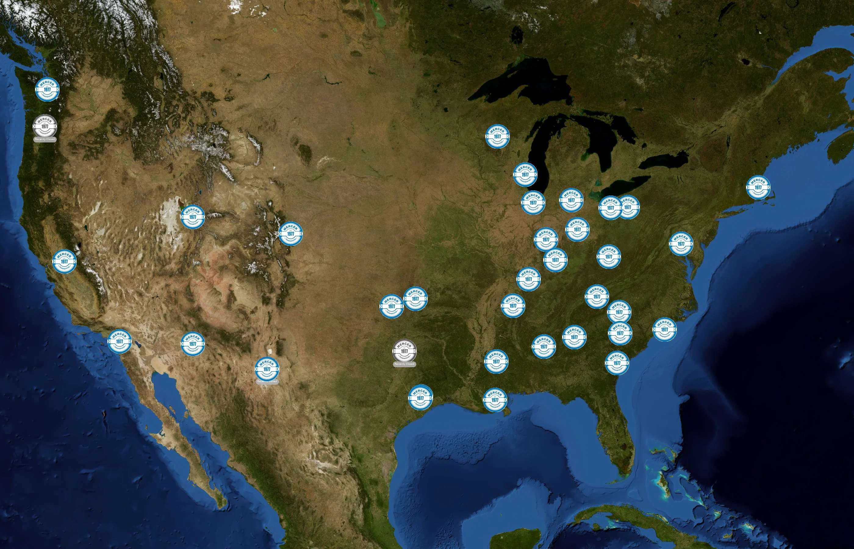 Mercer Transportation state distribution