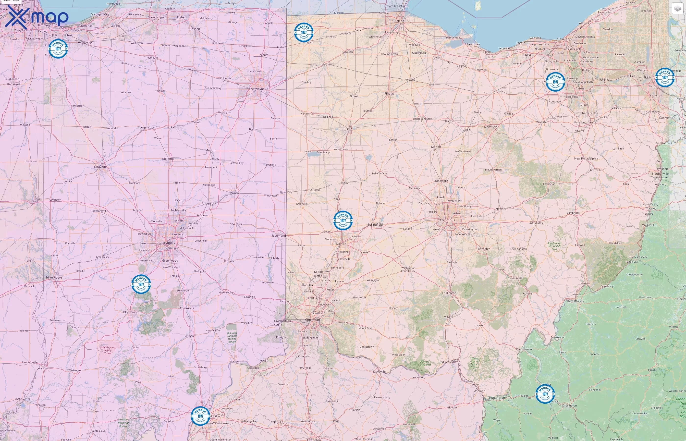 Mercer Transportation street hotspots