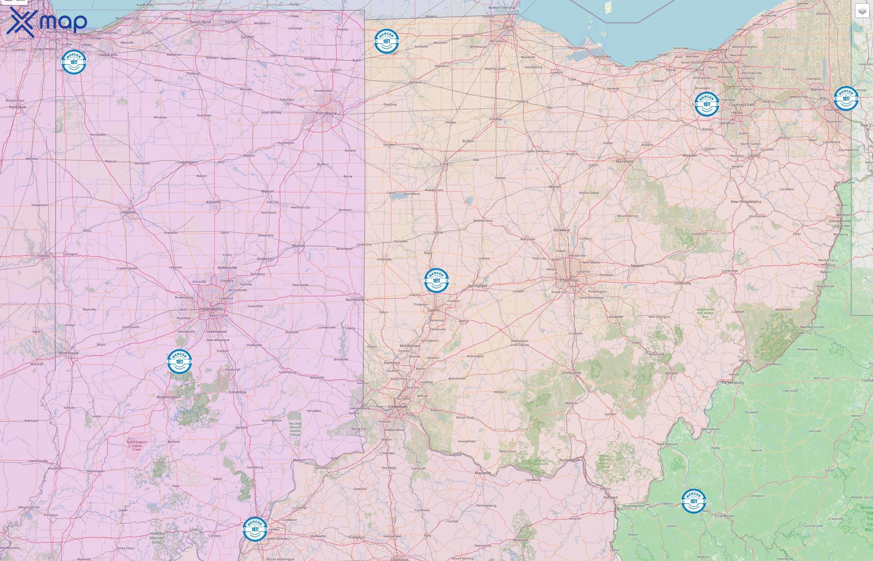 Mercer Transportation street hotspots