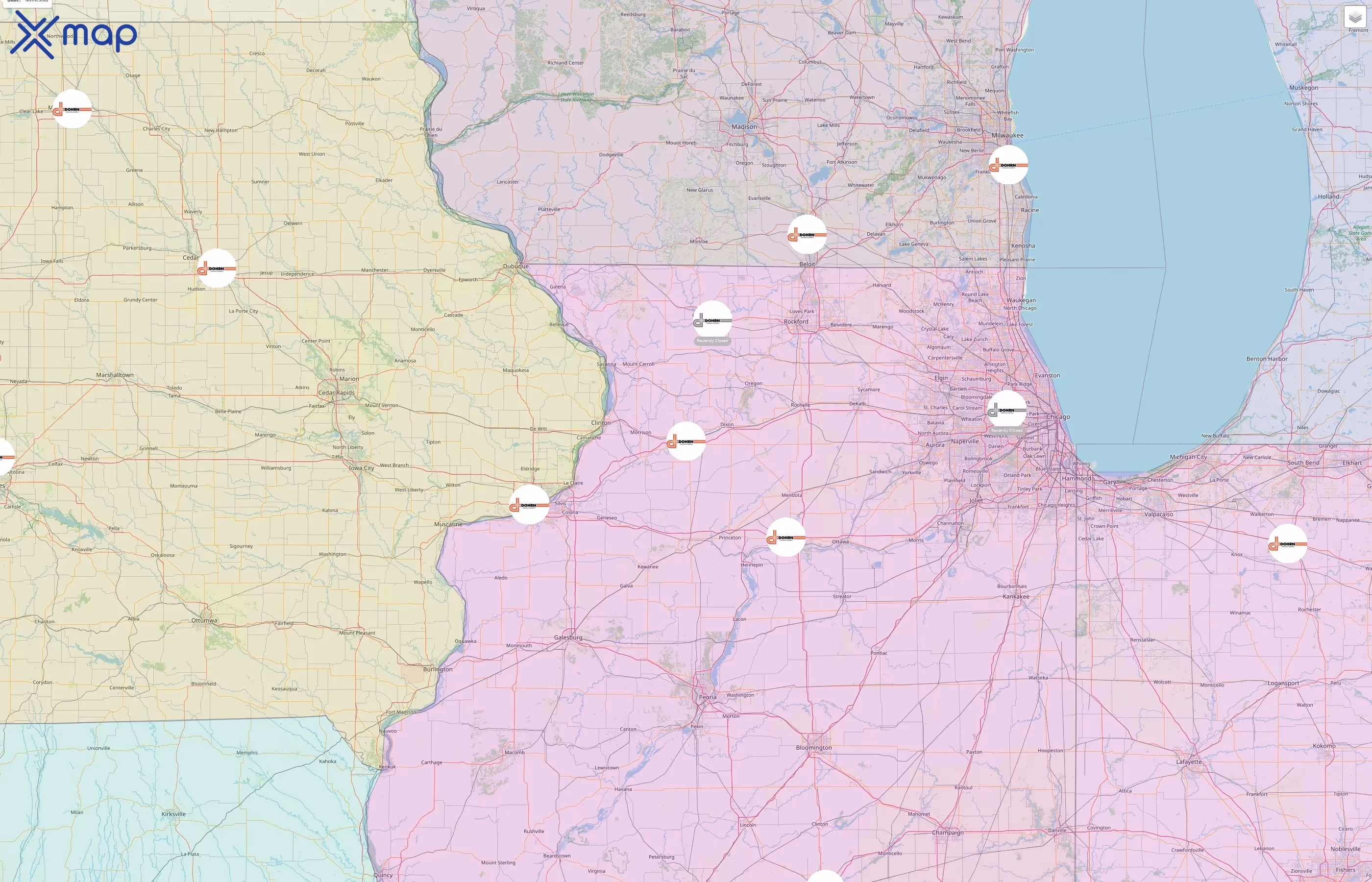 Dohrn Transfer Company street hotspots