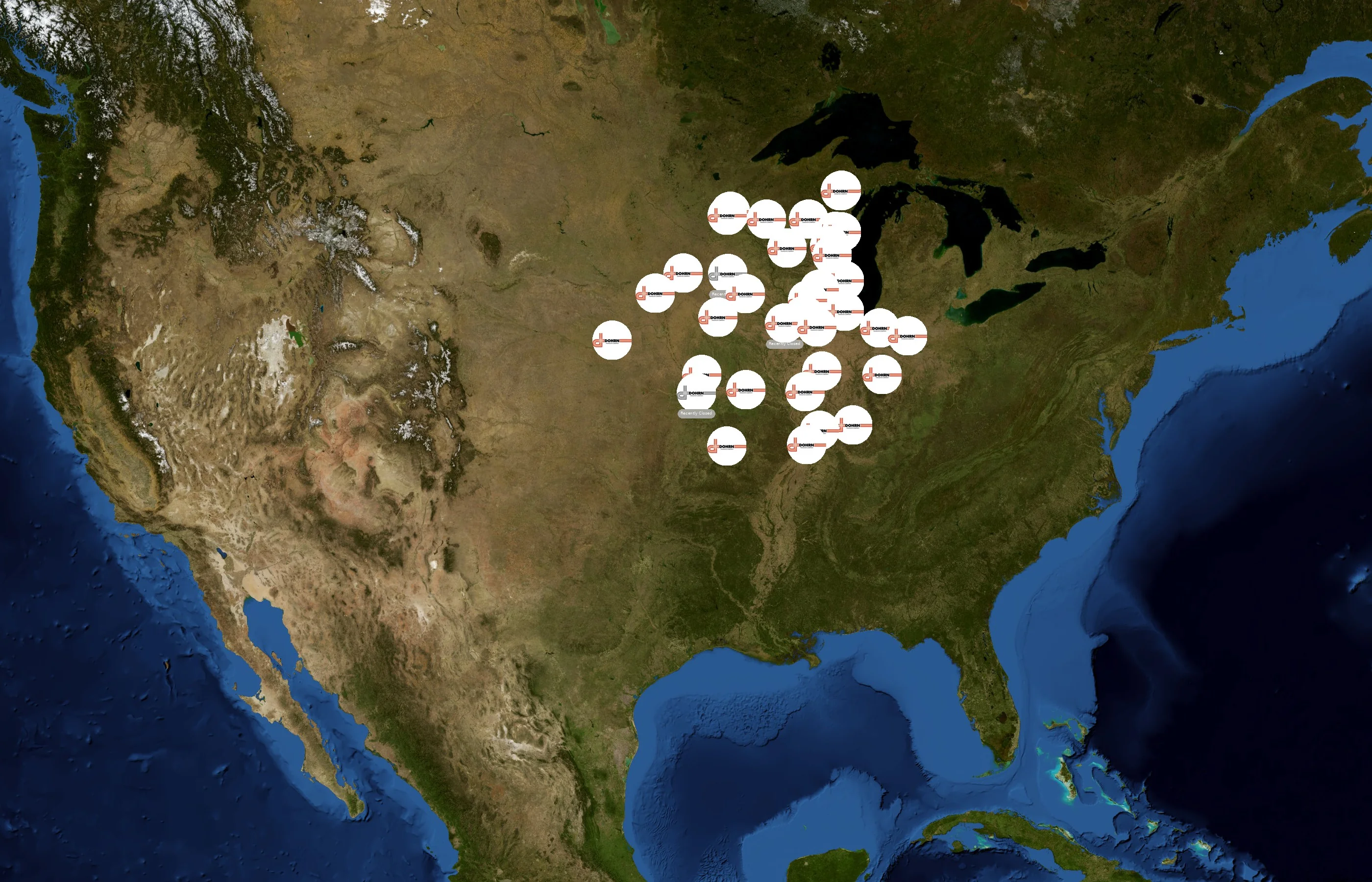 Dohrn Transfer Company state distribution