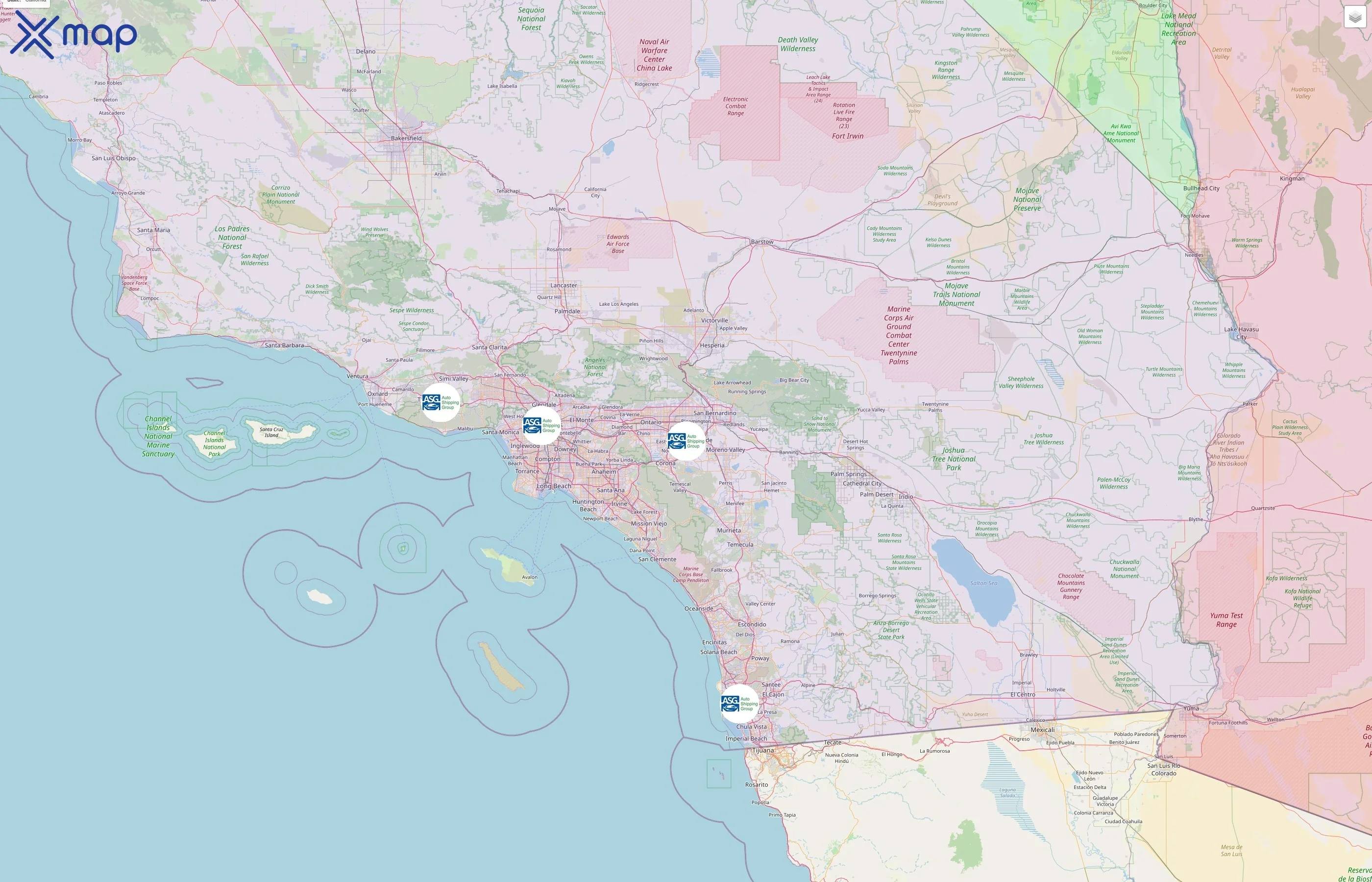 Auto Shipping Group street hotspots