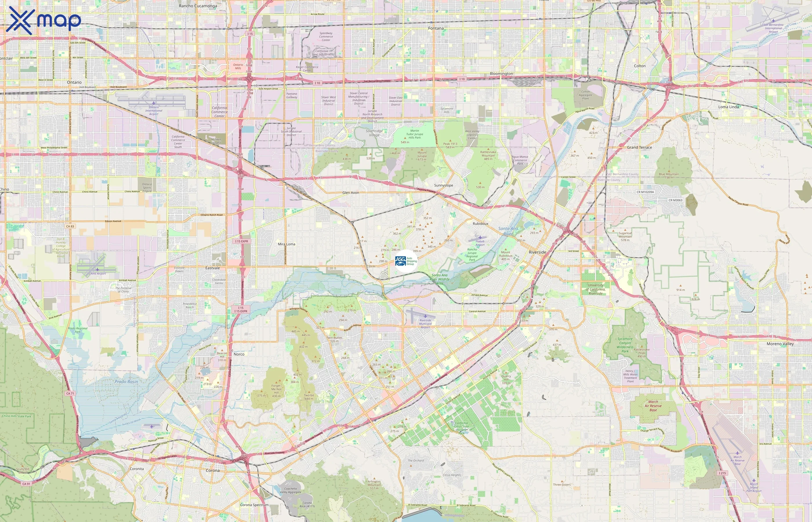 Auto Shipping Group area coverage