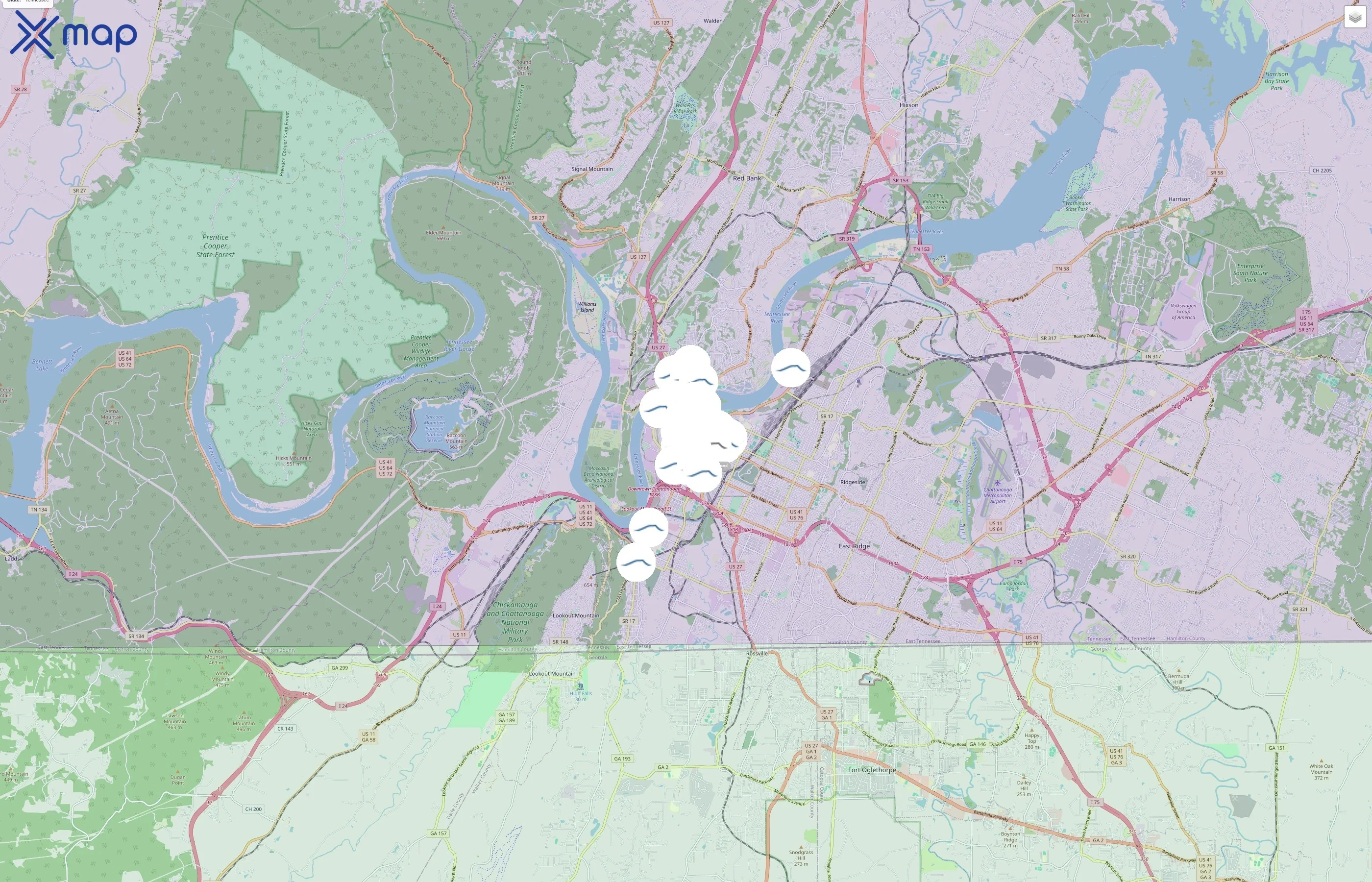 Bike Chattanooga traffic data