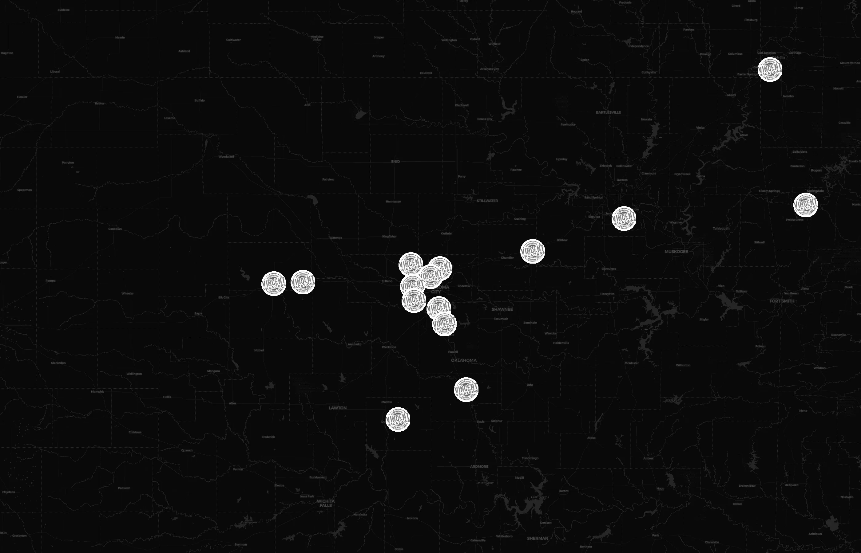 Vincent Vacations city distribution