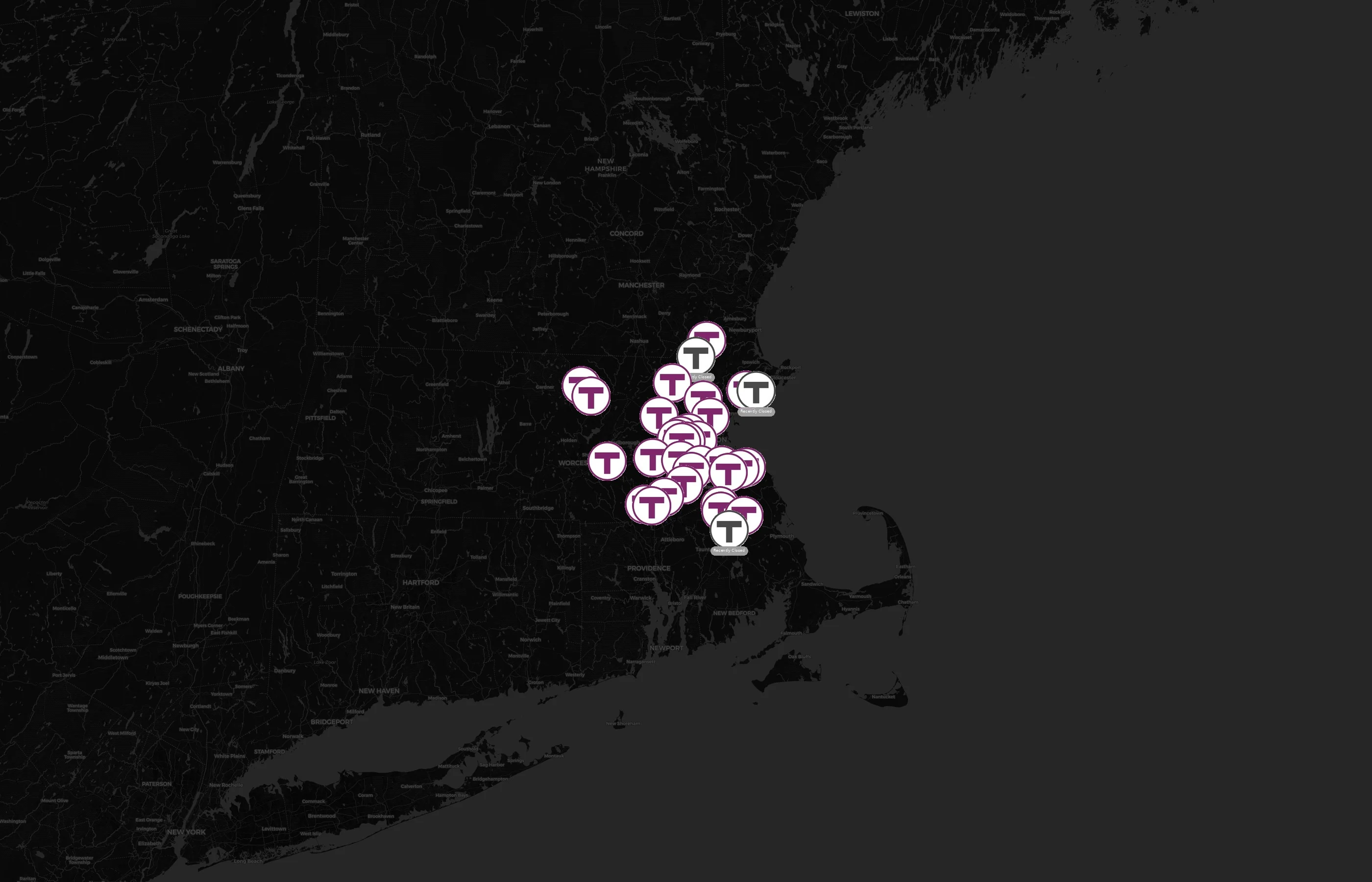 MBTA city distribution