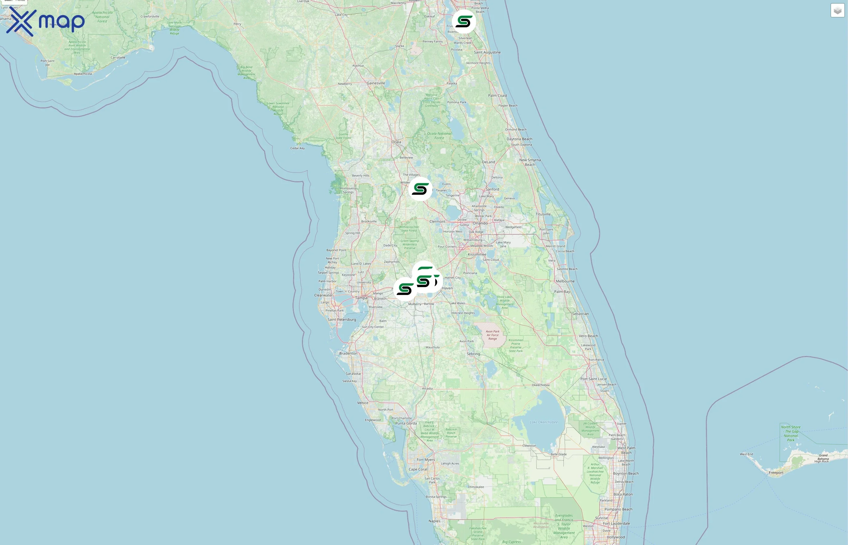Saddle Creek Logistics Services street hotspots