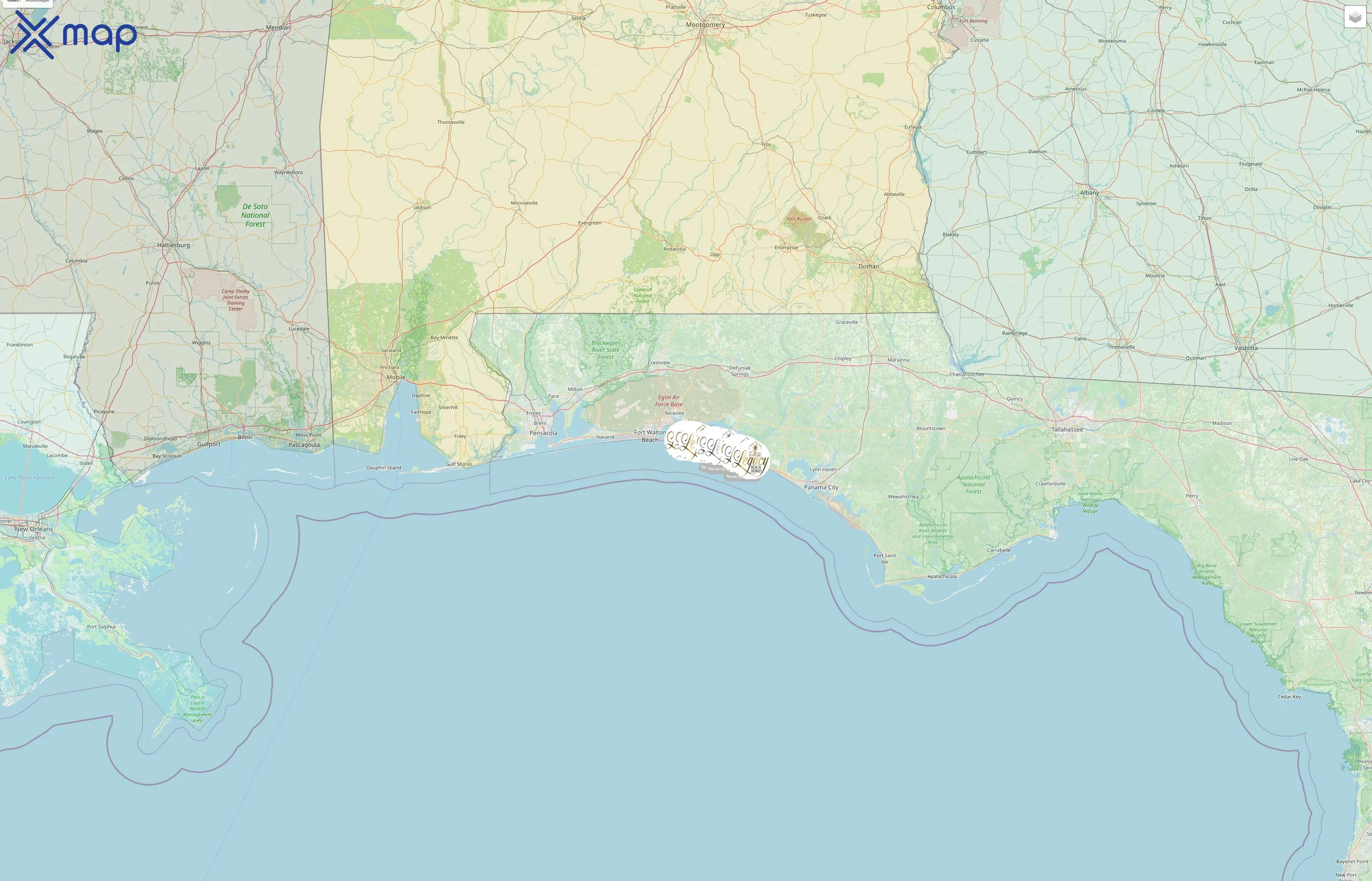 Legacy Beach Homes street hotspots
