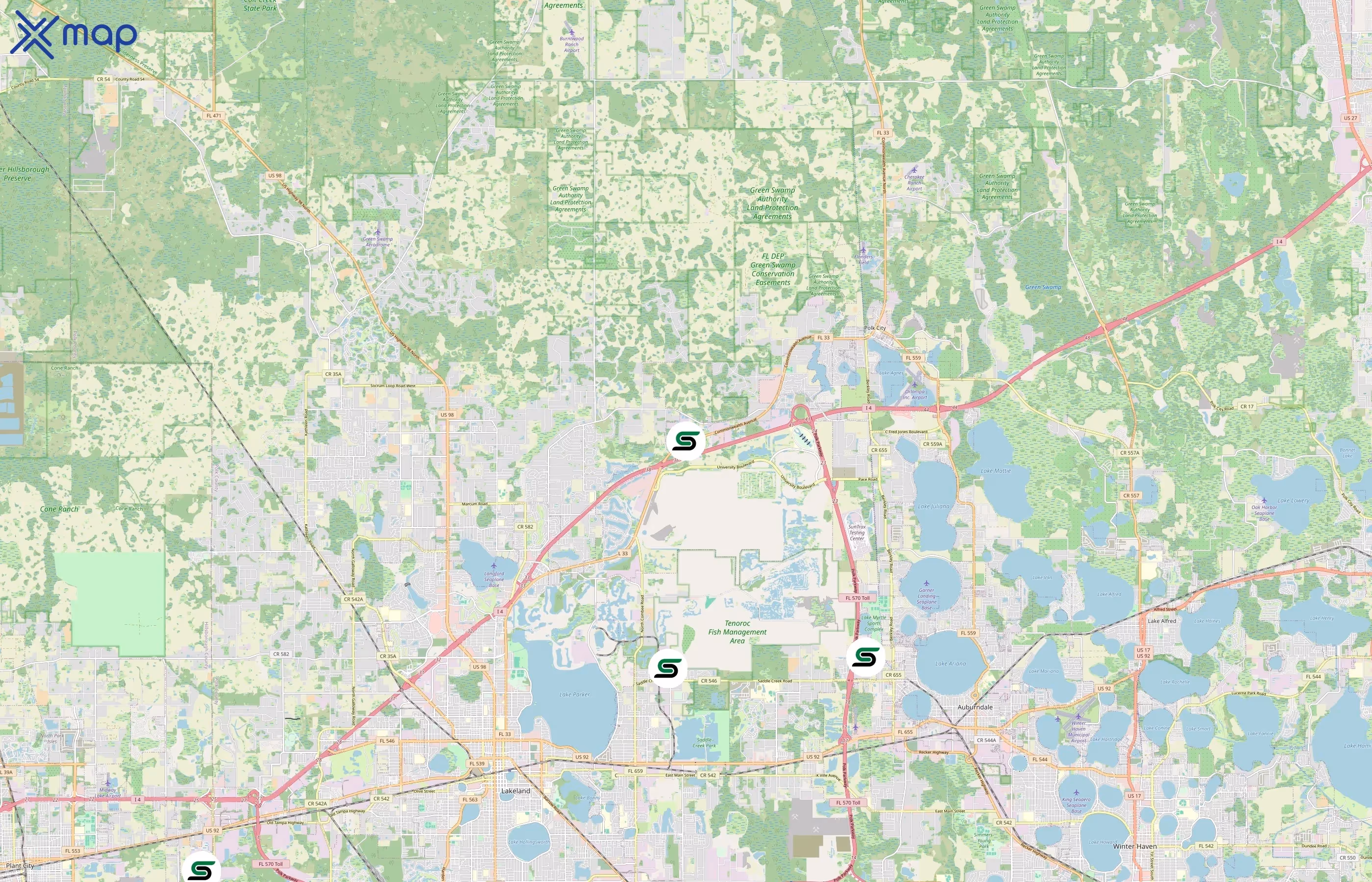 Saddle Creek Logistics Services area coverage
