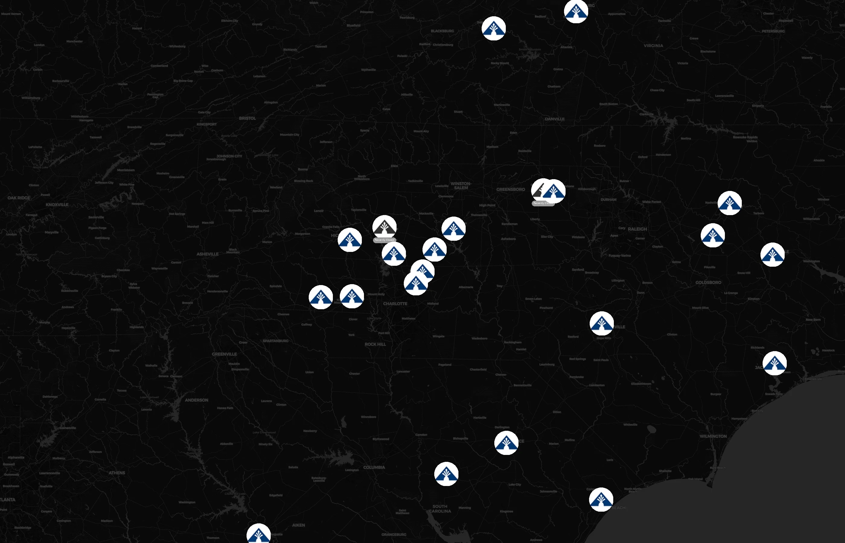 Affordable Suites city distribution