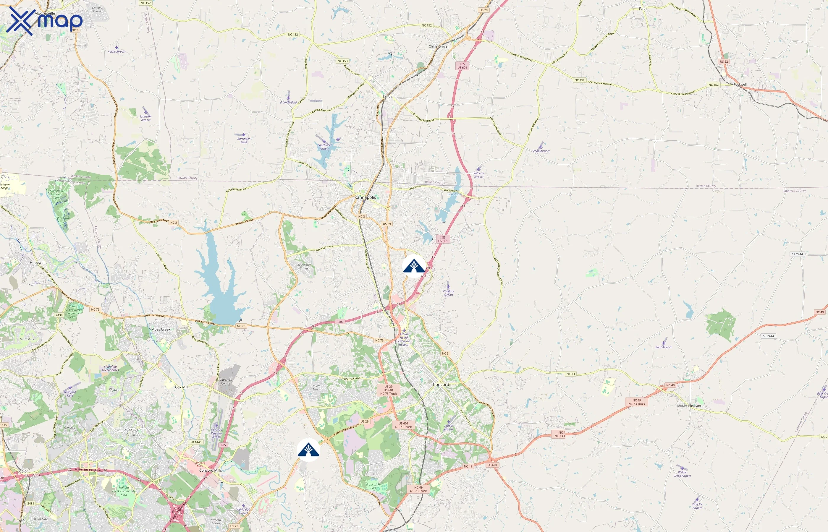 Affordable Suites area coverage