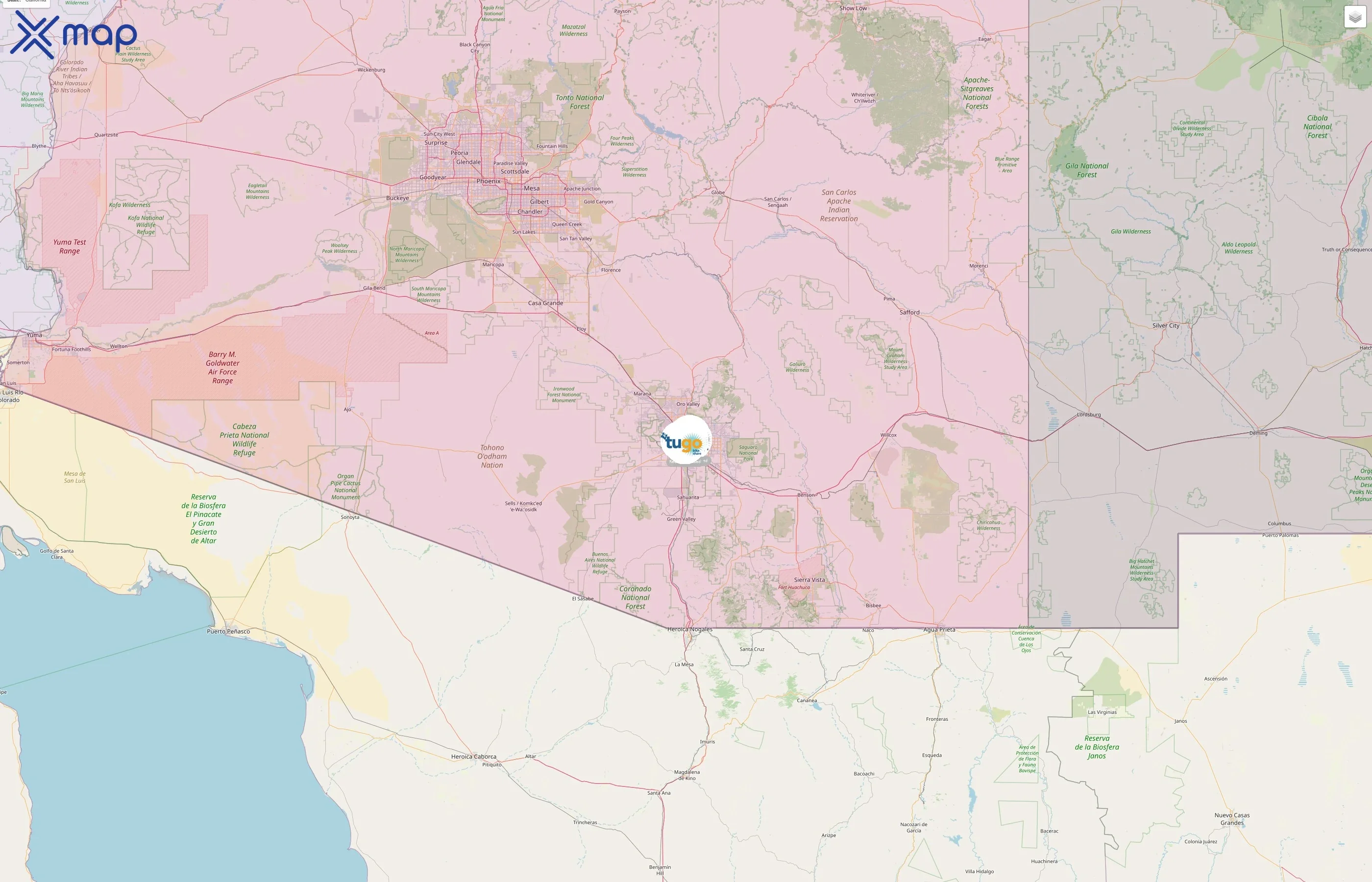 TUGO Bikeshare street hotspots