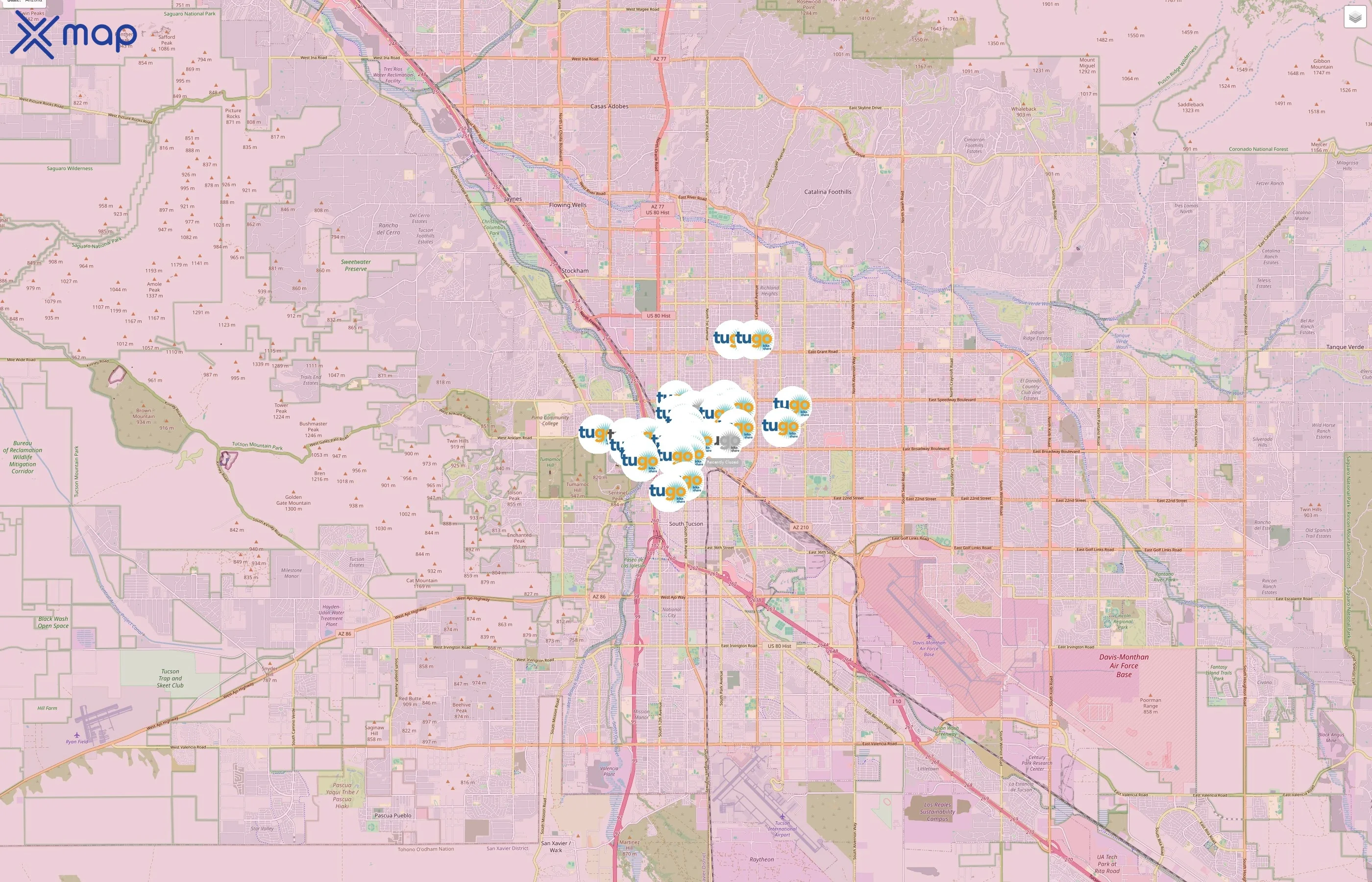 TUGO Bikeshare traffic data