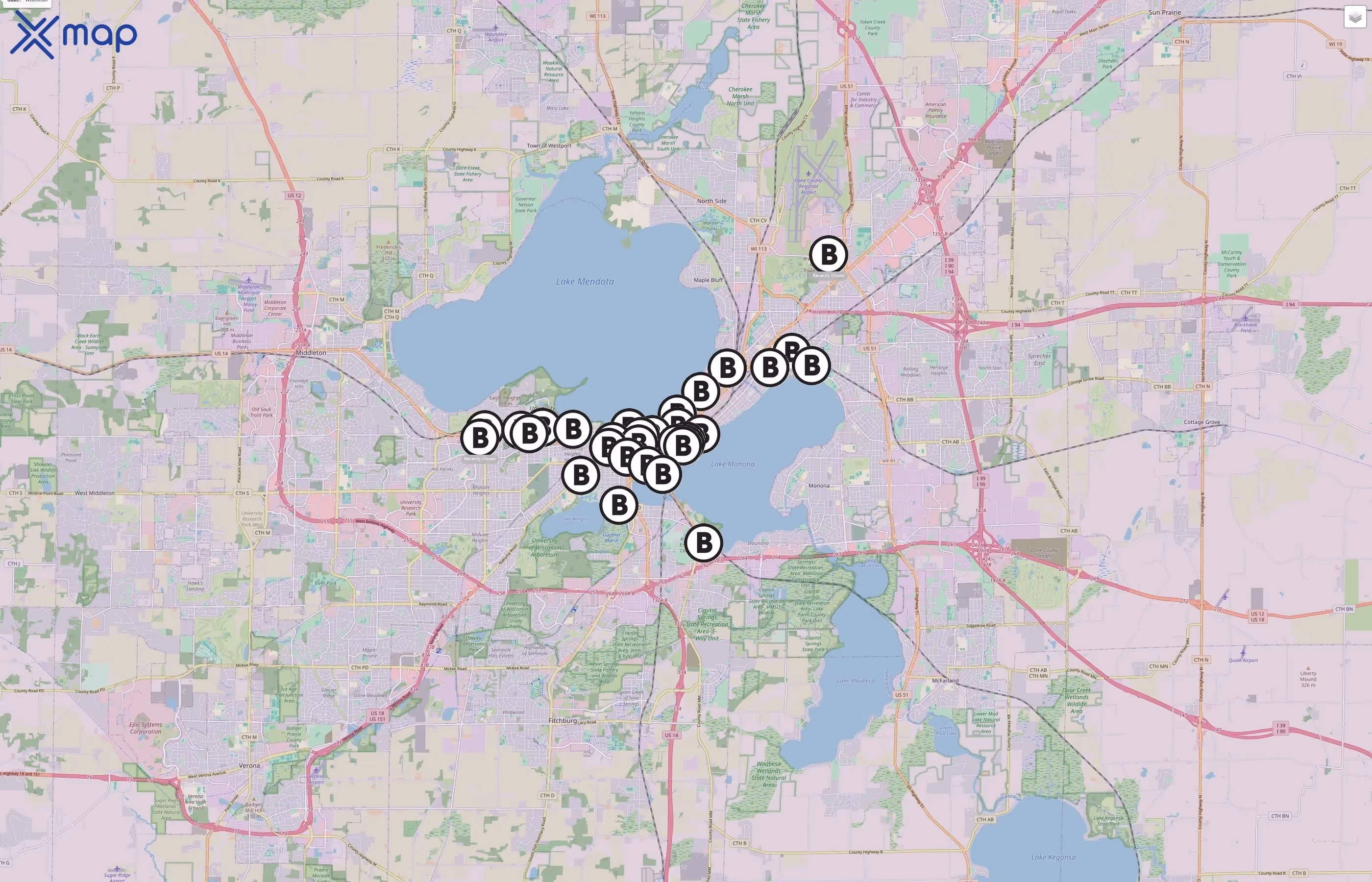 Madison BCycle traffic data