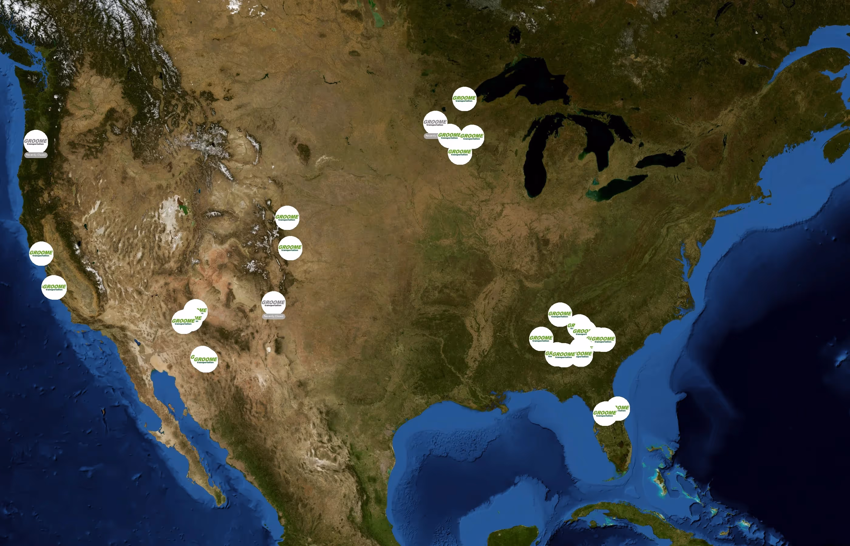 Groome Transportation state distribution