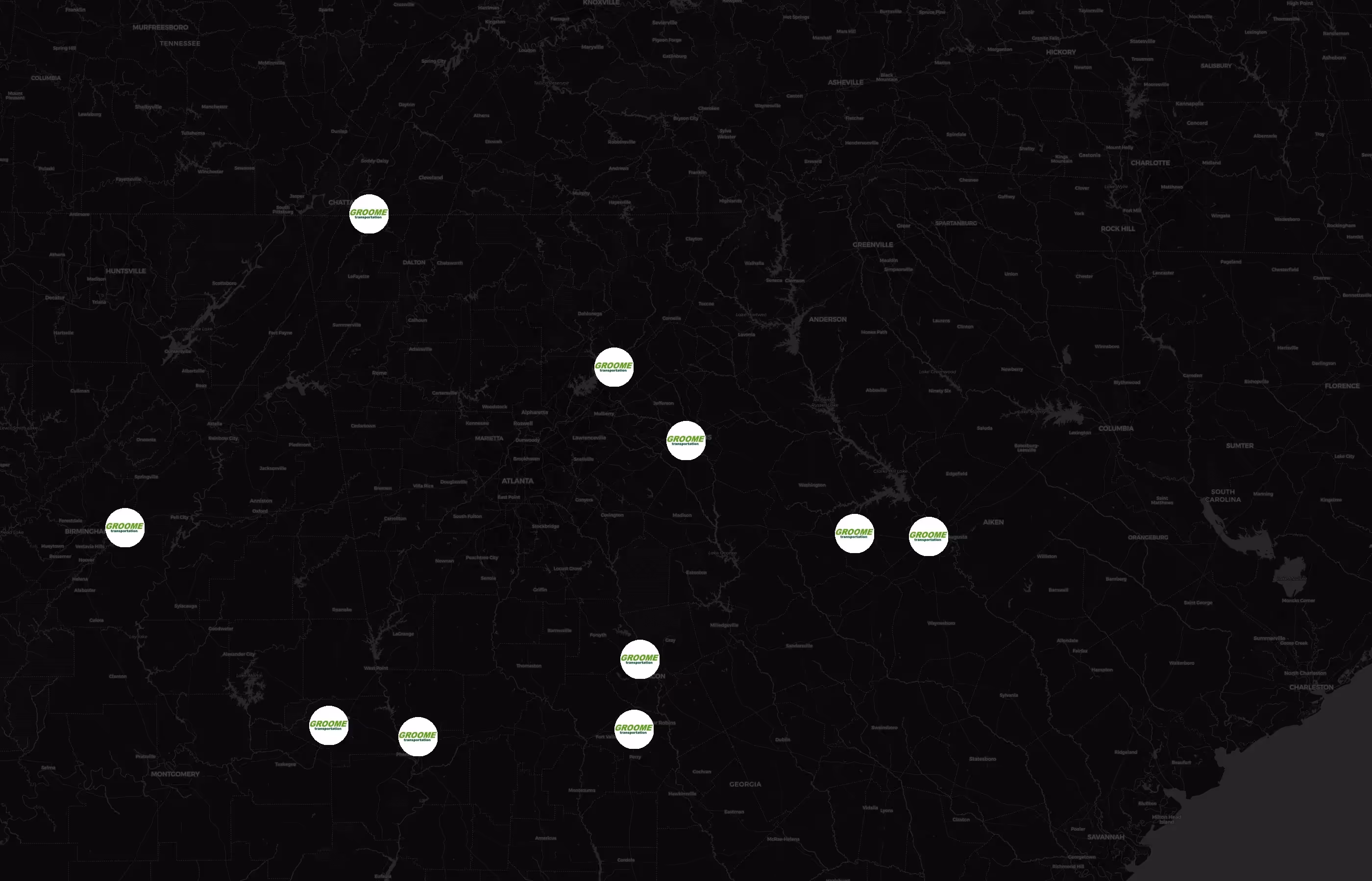Groome Transportation city distribution